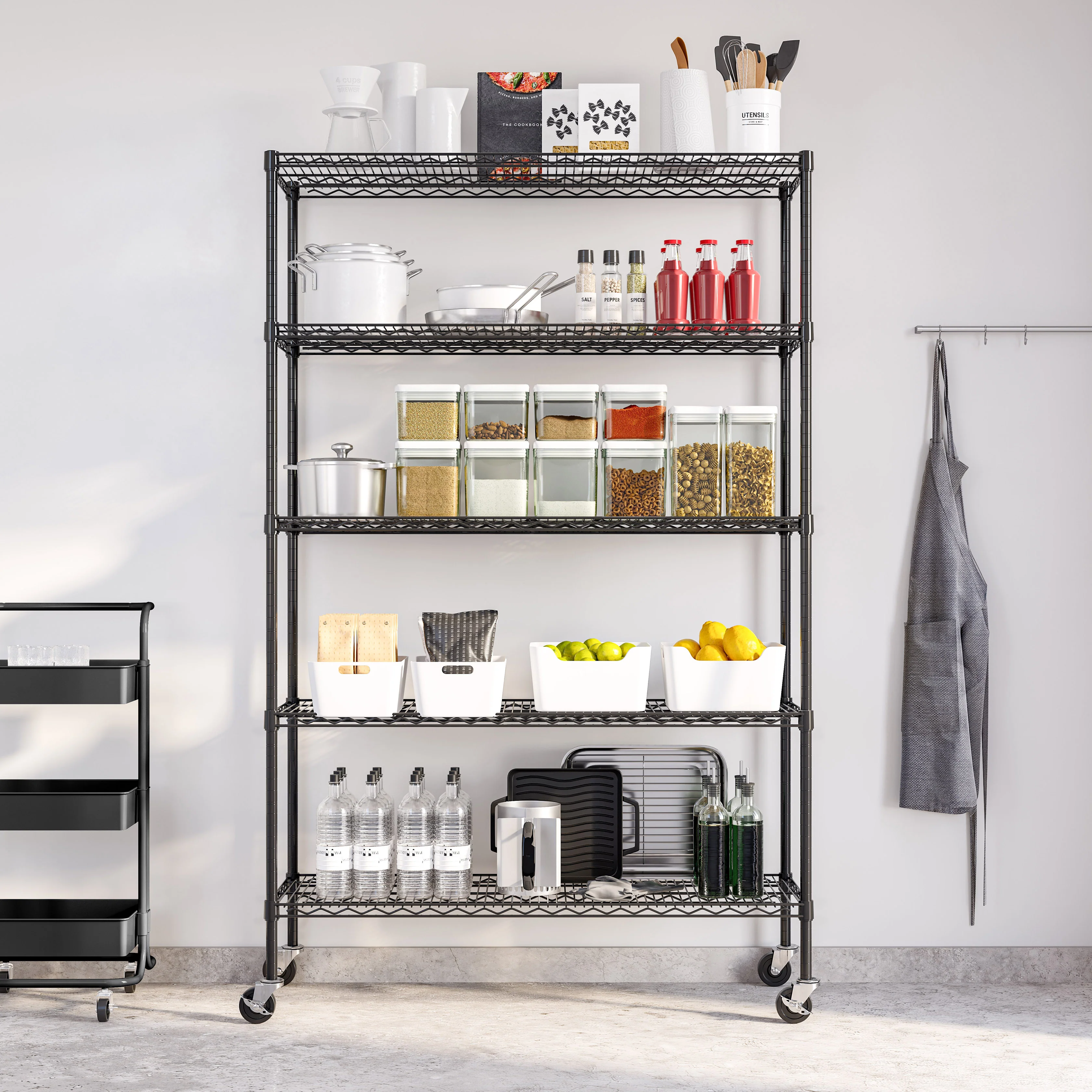 UltraDurable® 5-Tier NSF-Certified Steel Shelving - Image 21