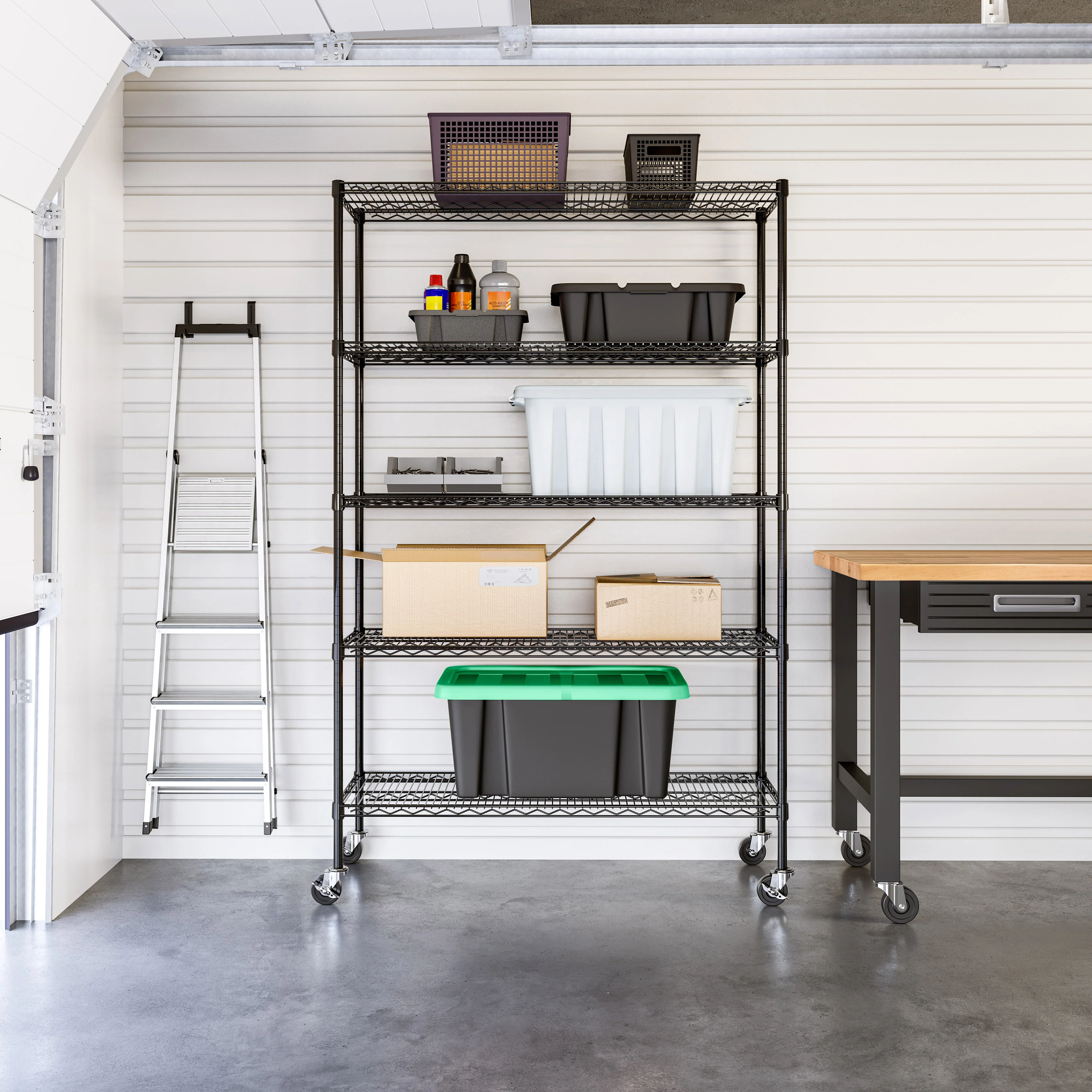 UltraDurable® 5-Tier NSF-Certified Steel Shelving - Image 22