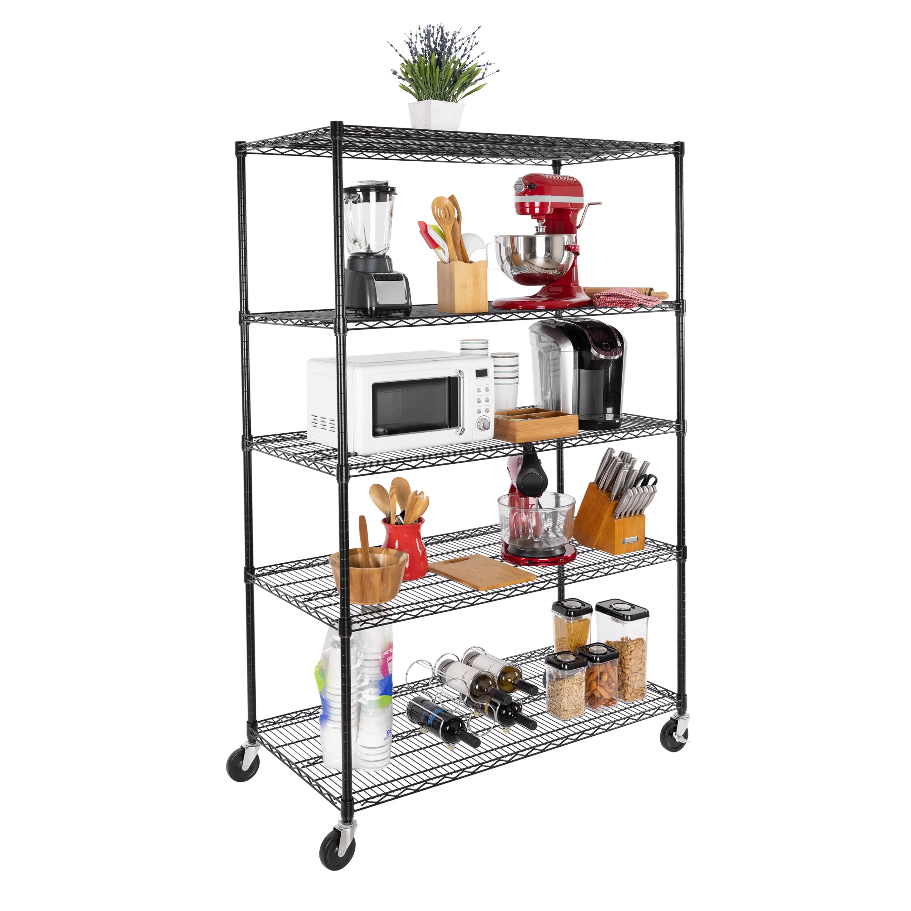 UltraDurable® 5-Tier NSF-Certified Steel Shelving - Image 15