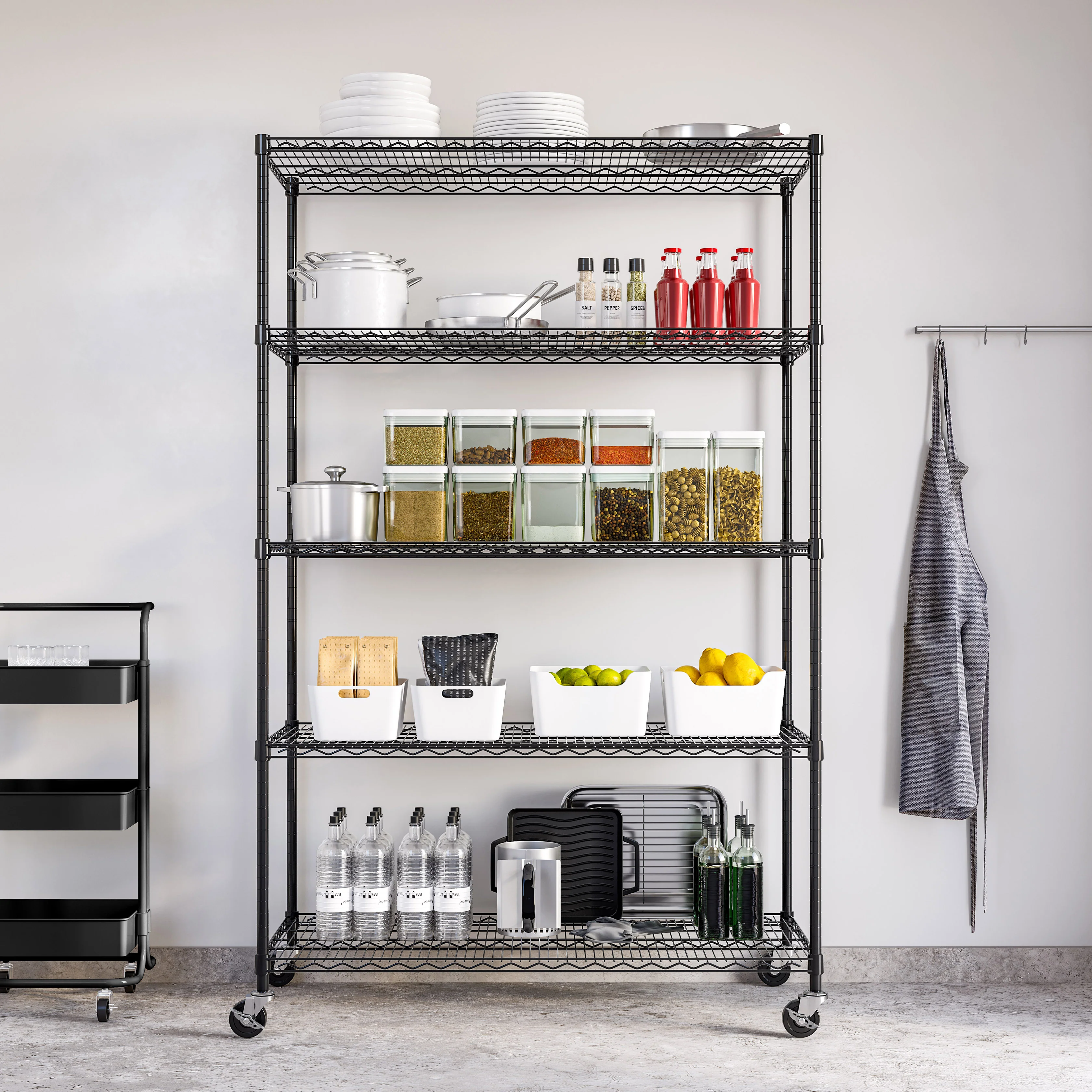 UltraDurable® 5-Tier NSF-Certified Steel Shelving - Image 30