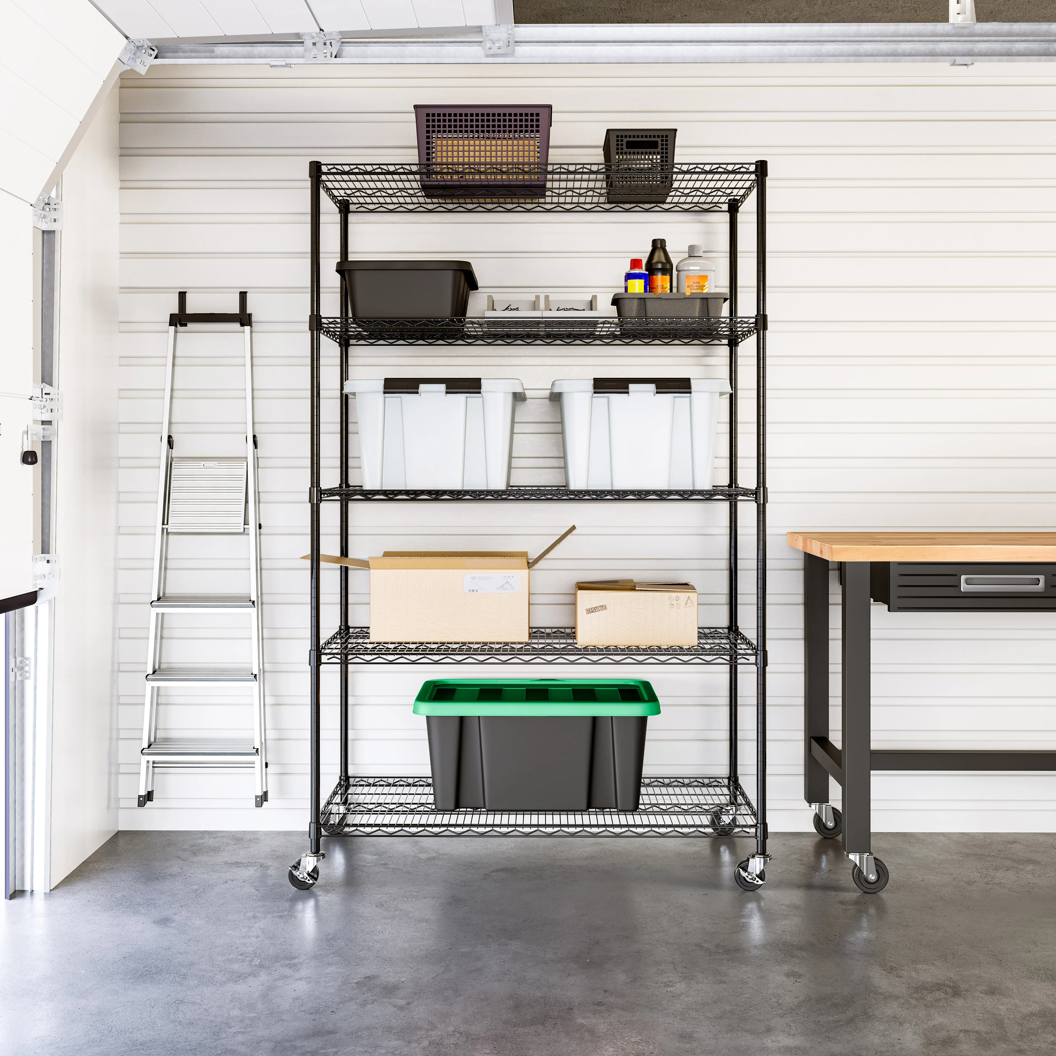 UltraDurable® 5-Tier NSF-Certified Steel Shelving - Image 32
