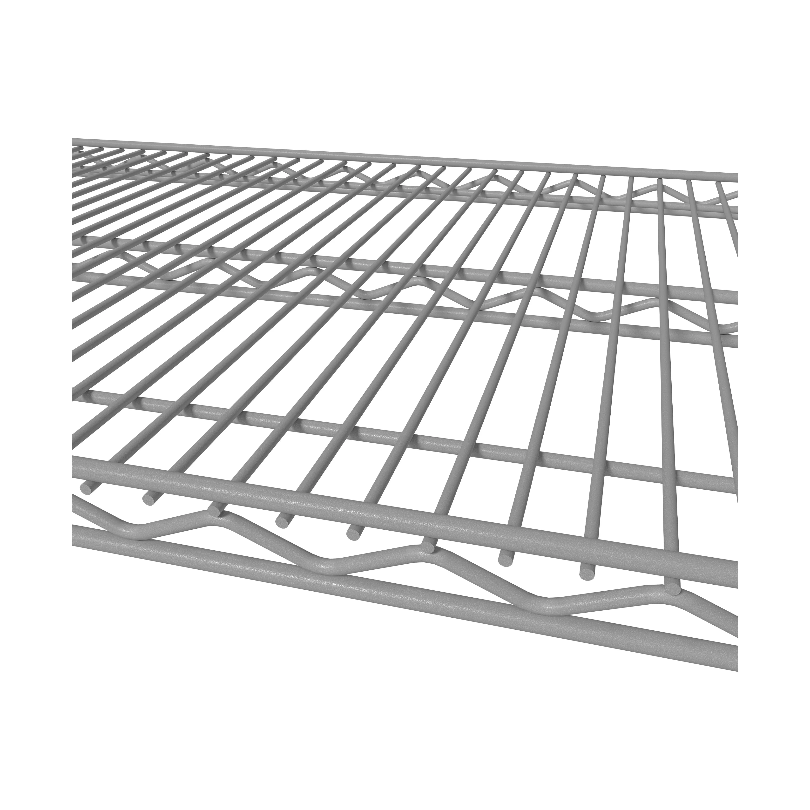 UltraDurable® 6-Tier NSF-Certified Steel Shelving with Shelf Liners, Granite - Image 6