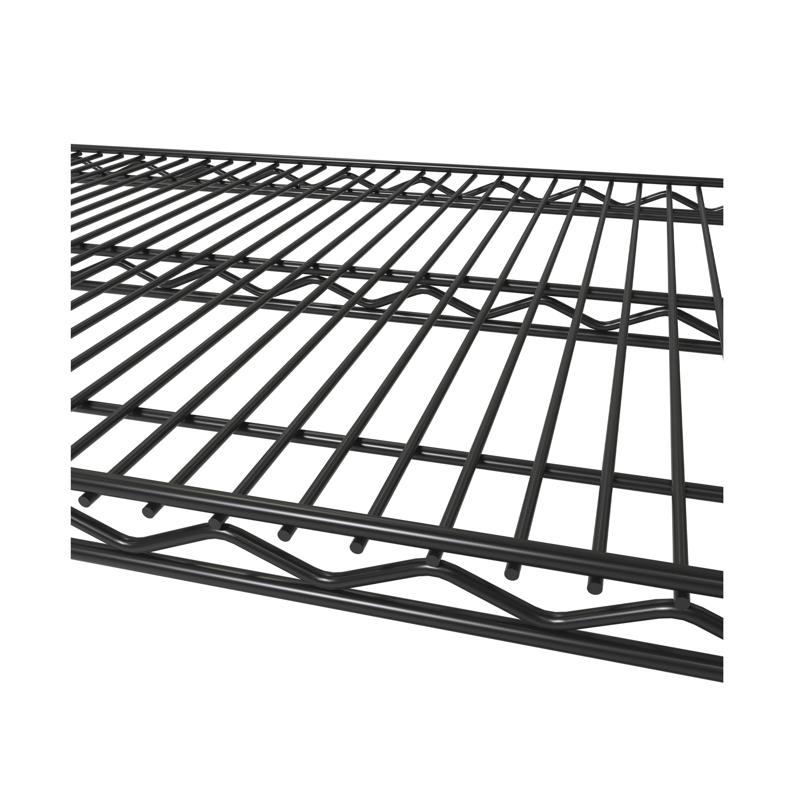 UltraDurable® 6-Tier NSF-Certified Steel Shelving with Shelf Liners, Graphite - Image 4
