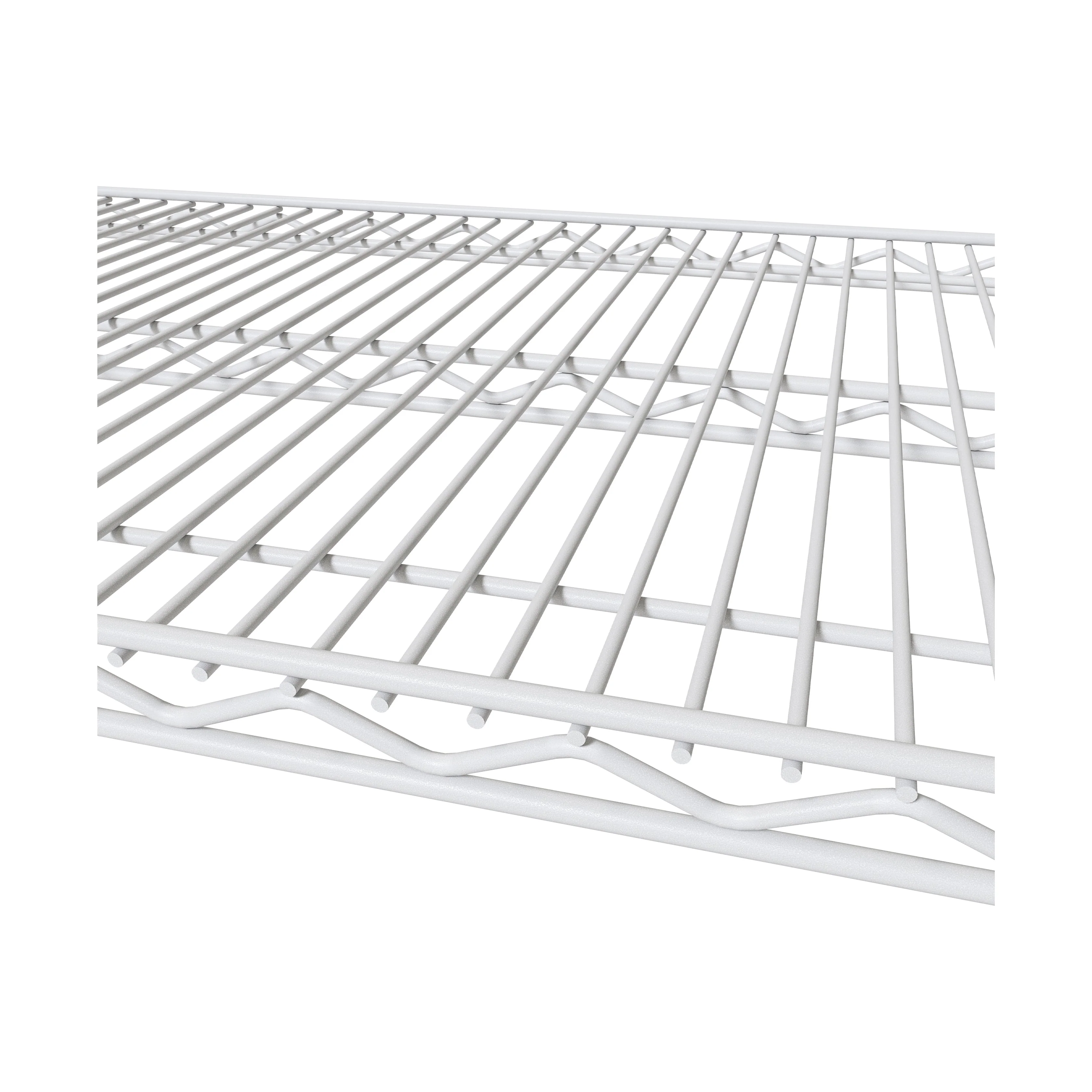UltraDurable® 6-Tier NSF-Certified Steel Shelving with Shelf Liners, White - Image 2