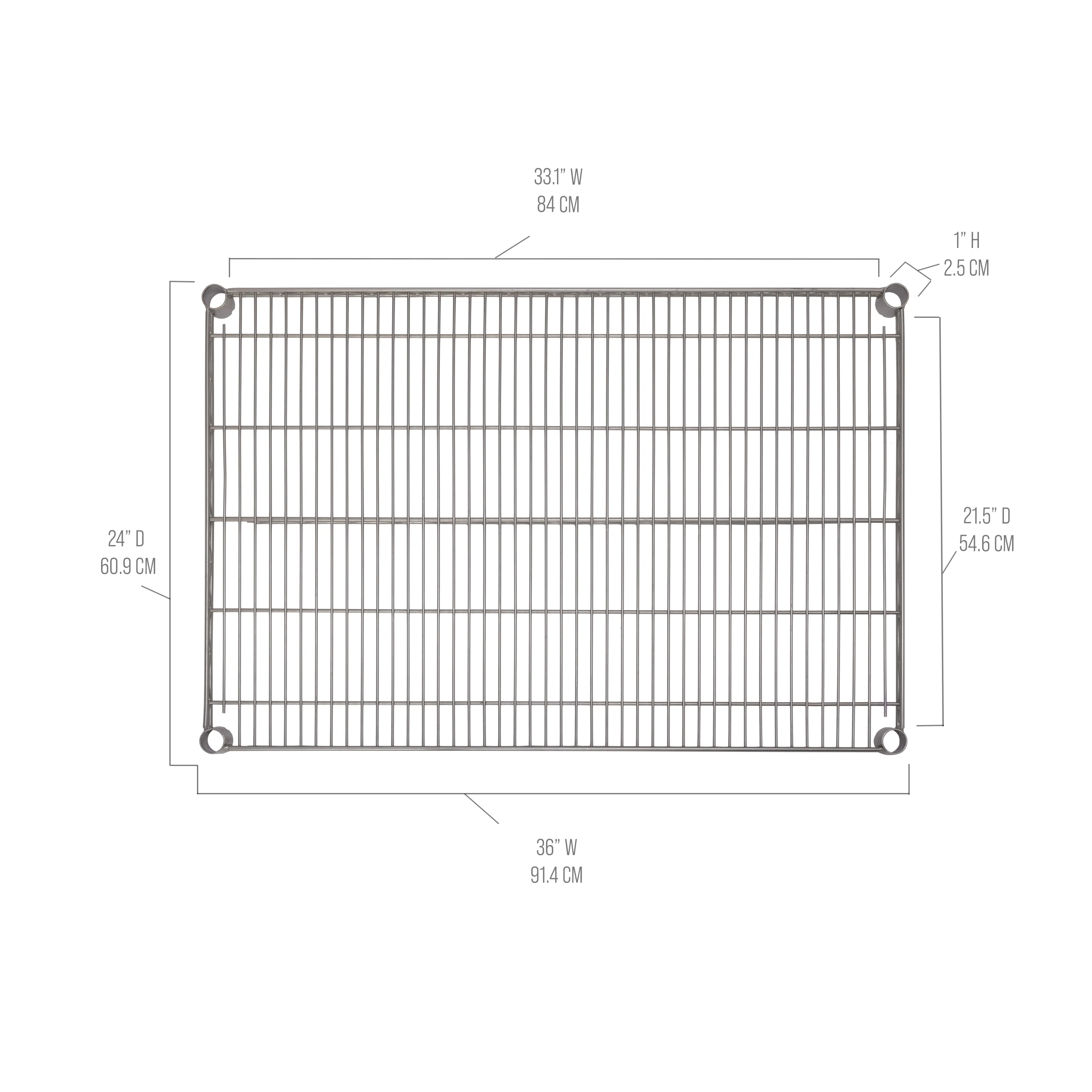 UltraDurable® NSF Steel Wire Shelf - Image 2