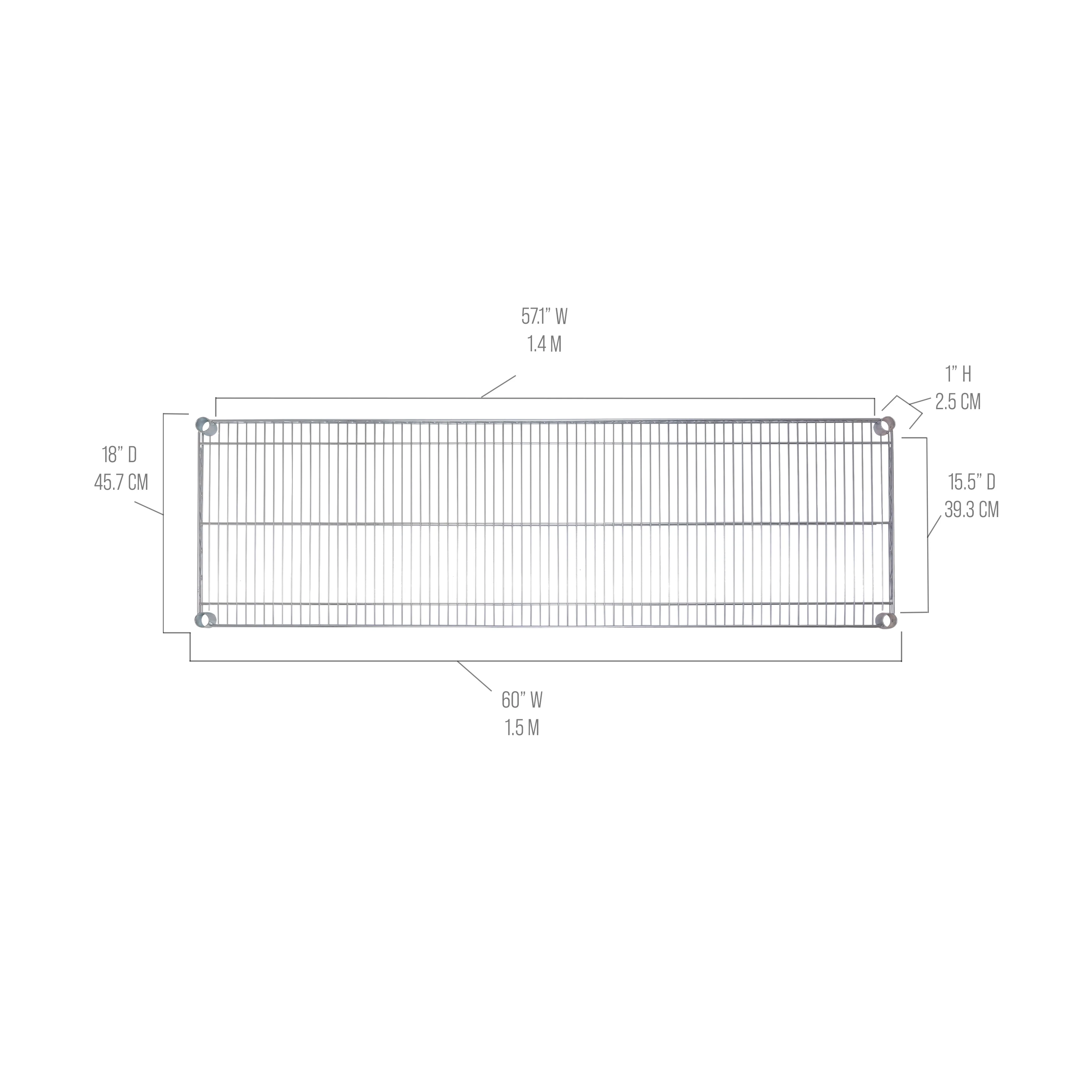 UltraDurable® NSF Steel Wire Shelf - Image 2