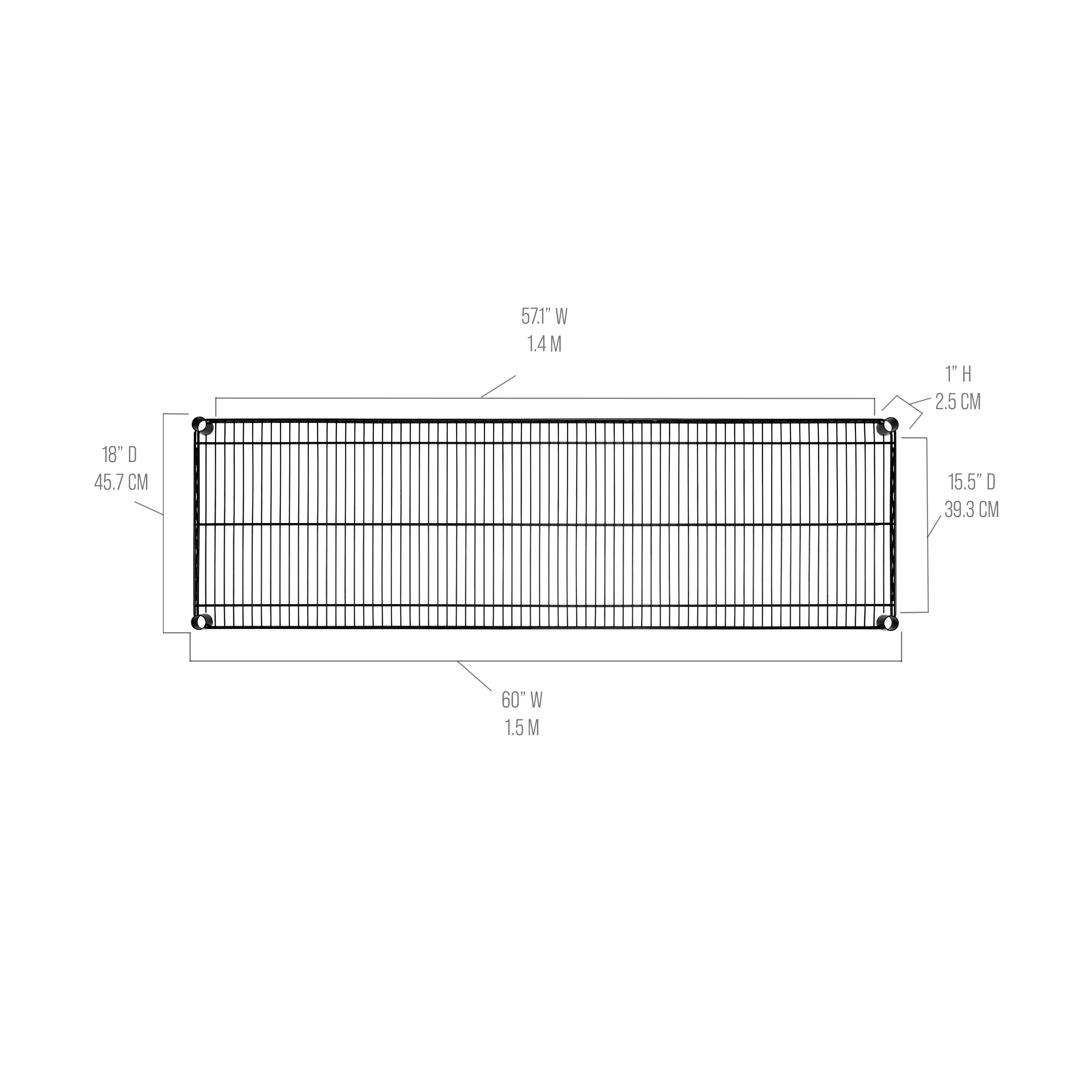 UltraDurable® NSF Steel Wire Shelf - Image 5