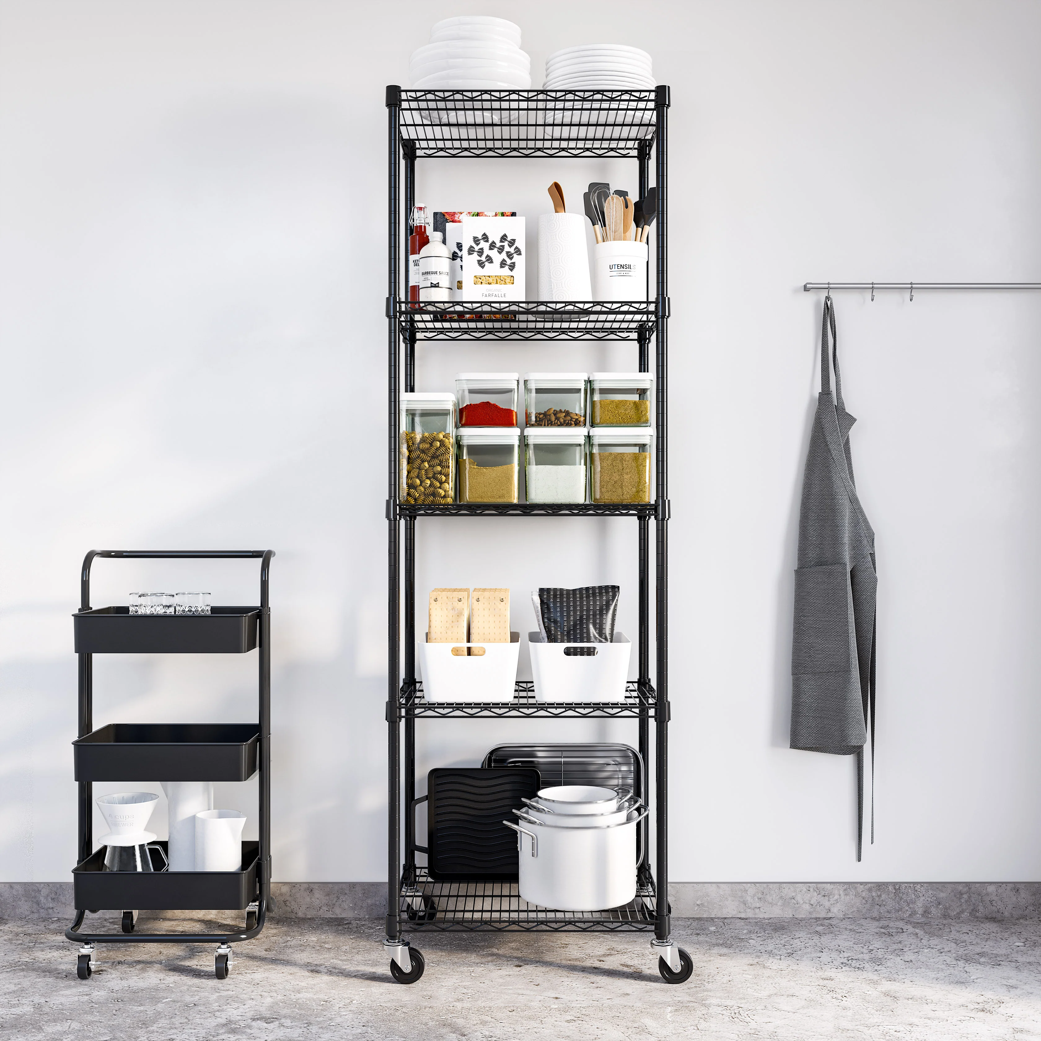UltraDurable® 5-Tier NSF-Certified Steel Shelving - Image 15