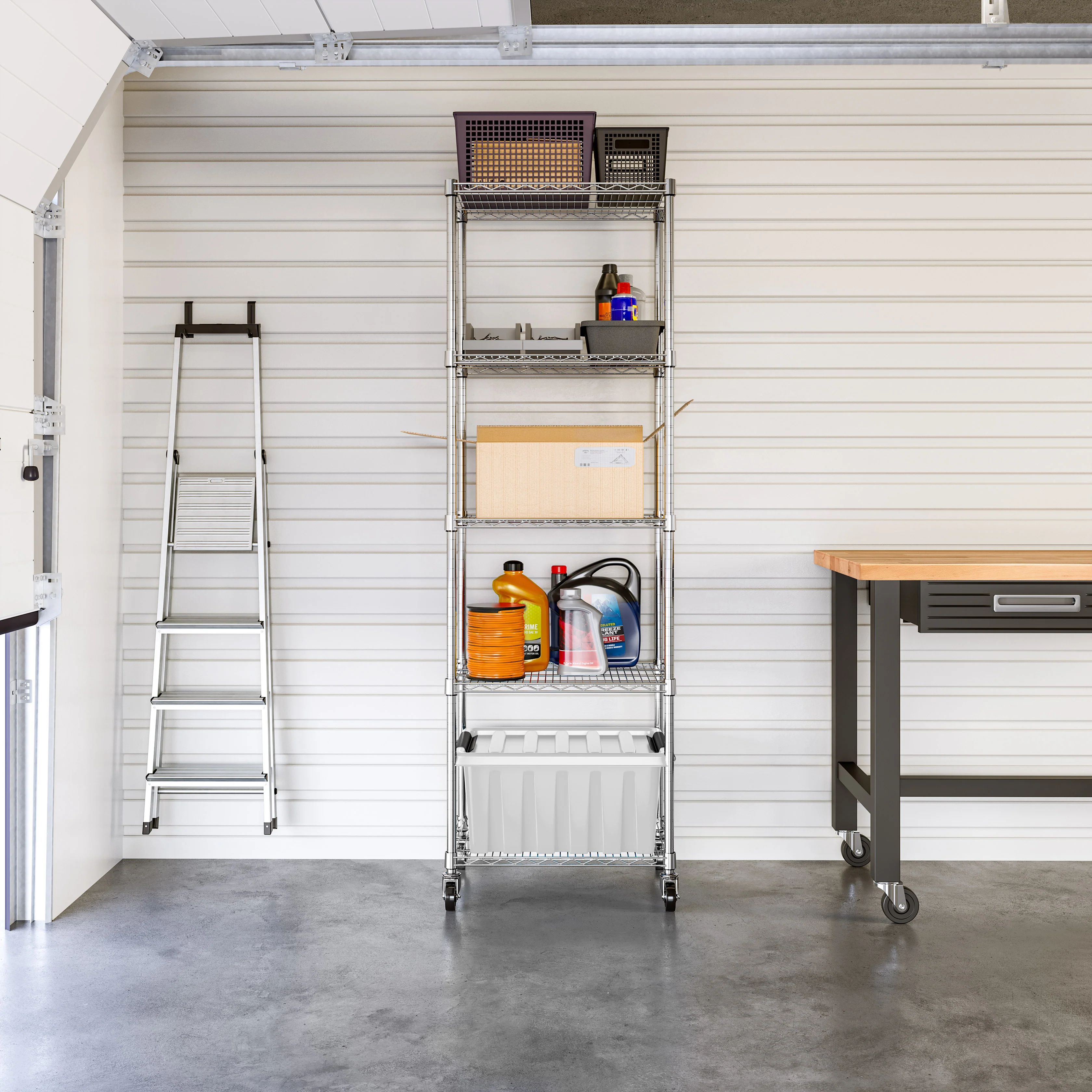 UltraDurable® 5-Tier NSF-Certified Steel Shelving - Image 17