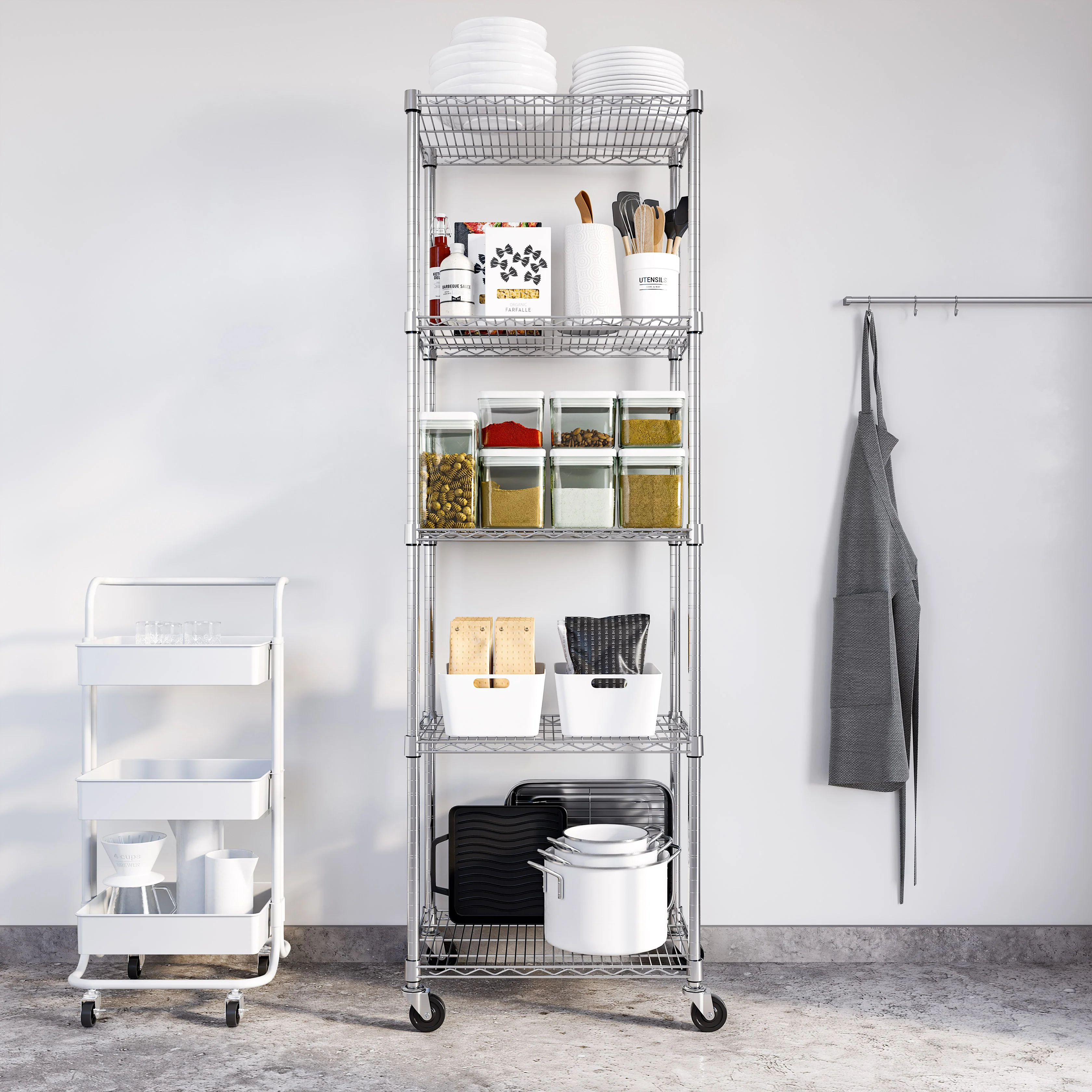 UltraDurable® 5-Tier NSF-Certified Steel Shelving - Image 18