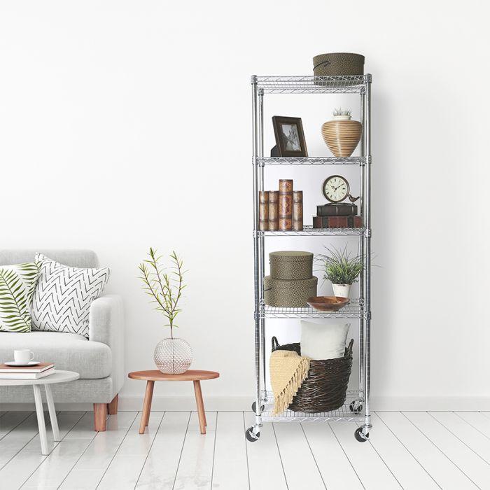 UltraDurable® 5-Tier NSF-Certified Steel Shelving - Image 7