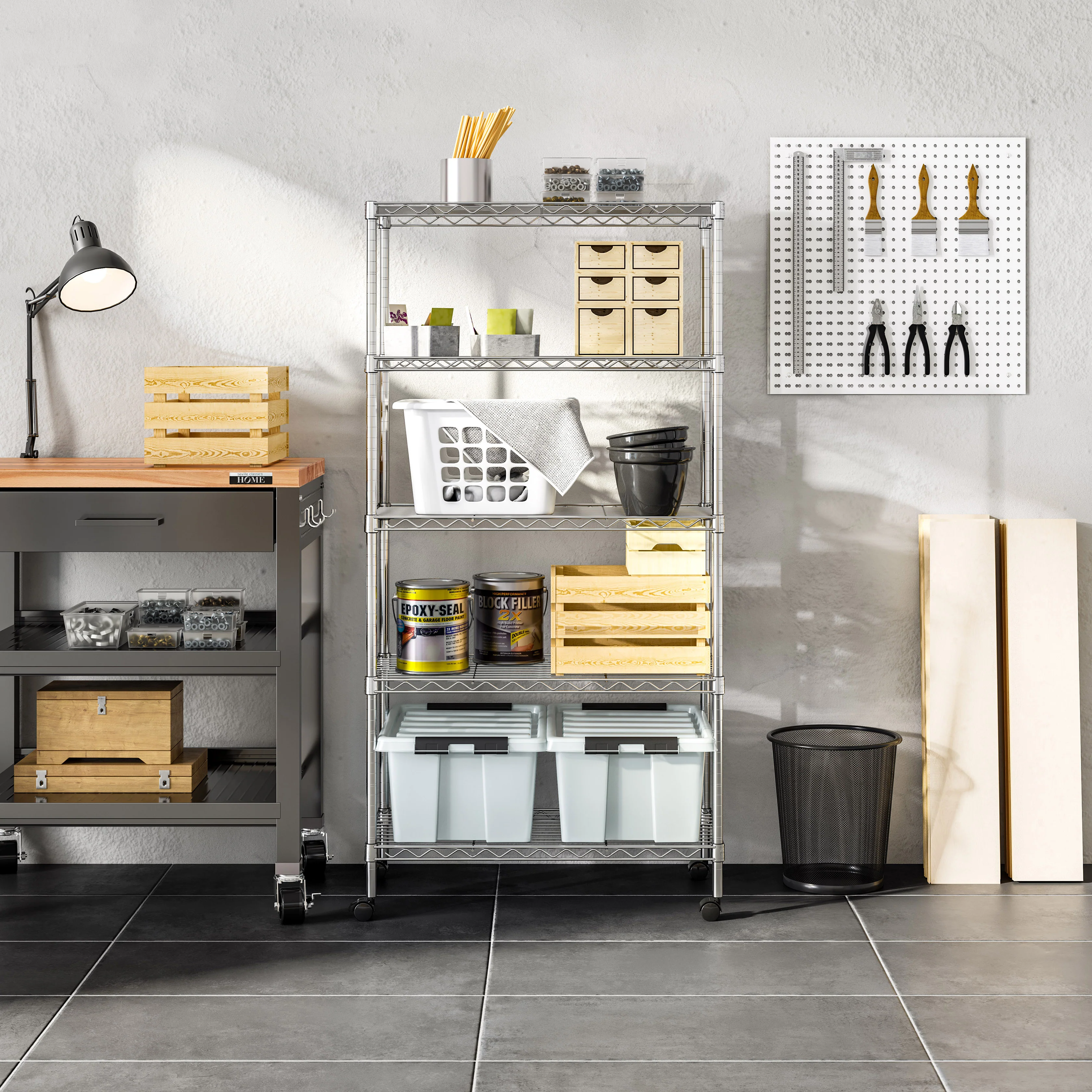 5-Tier Steel Shelving - Image 3
