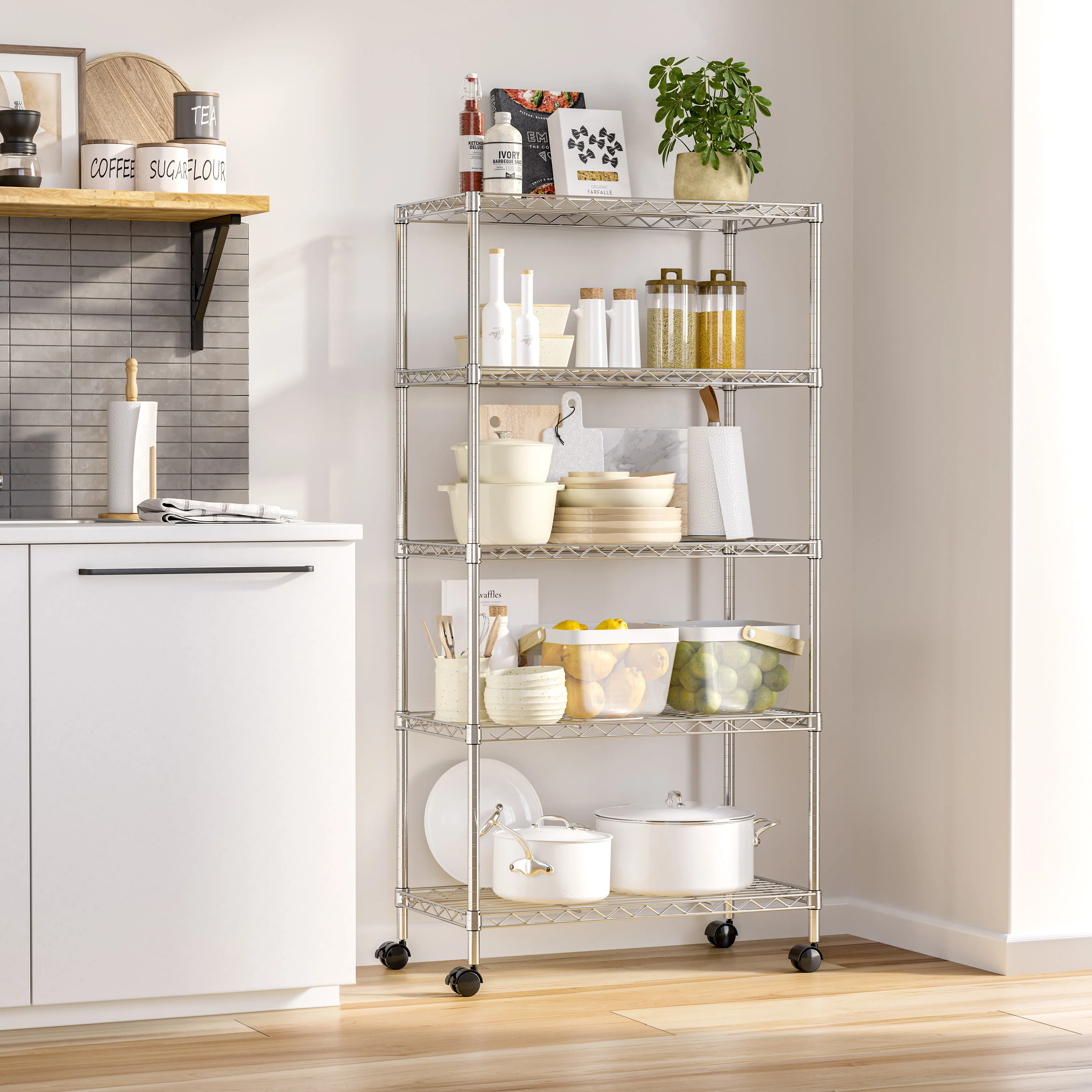 5-Tier Steel Shelving - Image 7