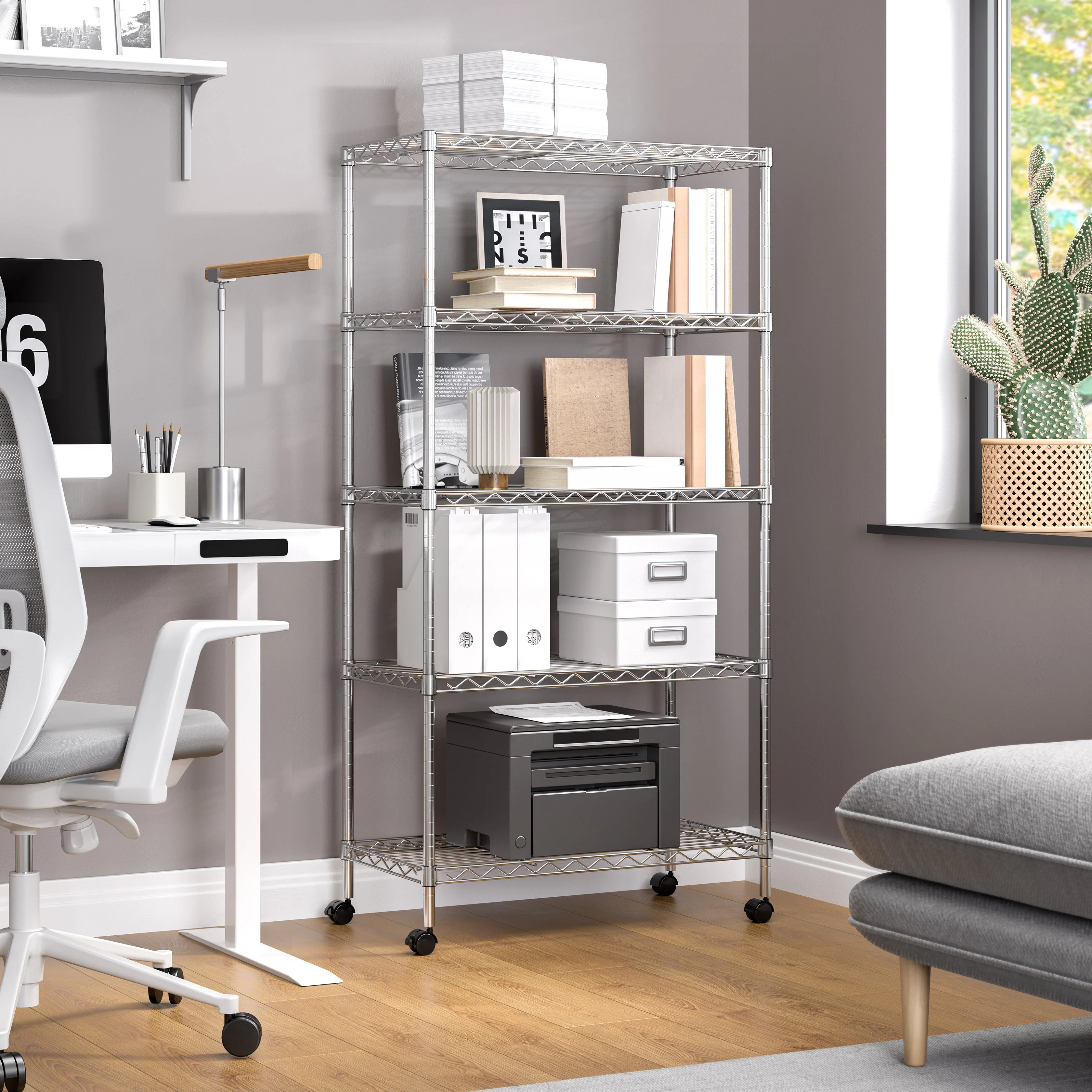 5-Tier Steel Shelving - Image 9