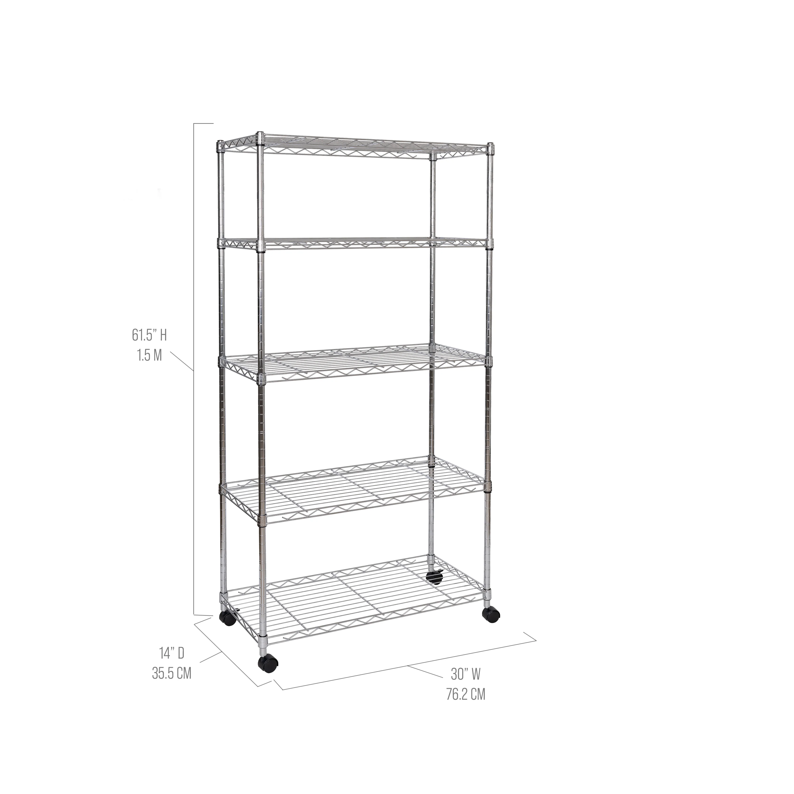 5-Tier Steel Shelving - Image 2