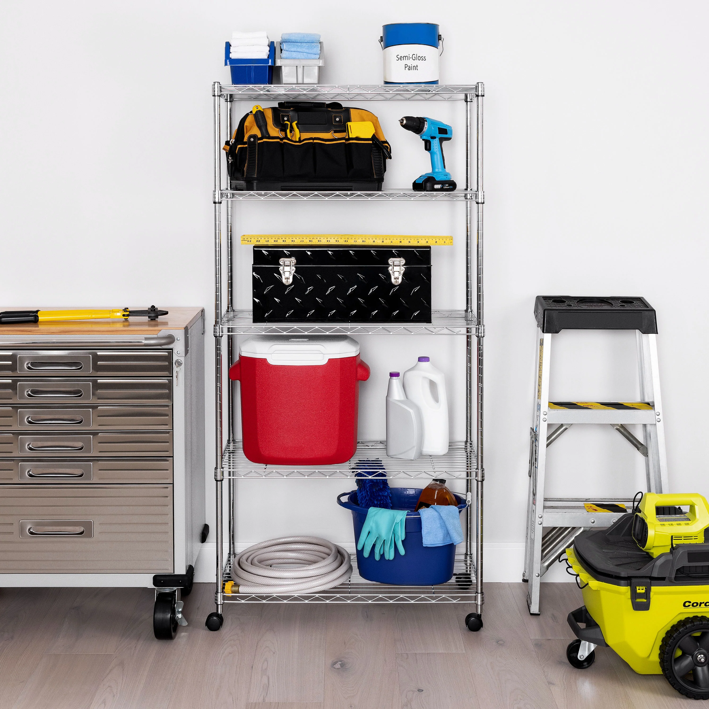 5-Tier Steel Shelving - Image 6