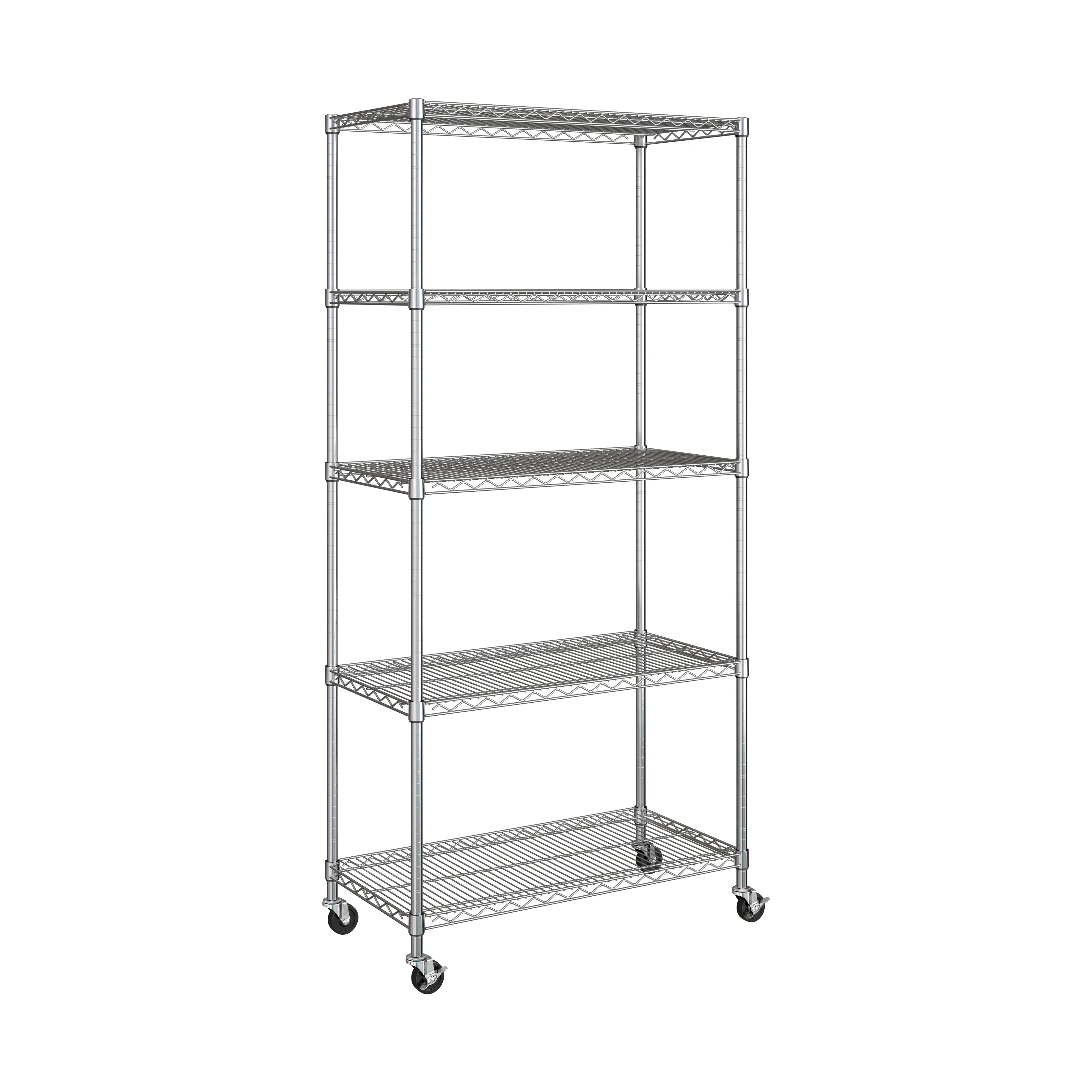 UltraDurable® 5-Tier NSF-Certified Steel Shelving