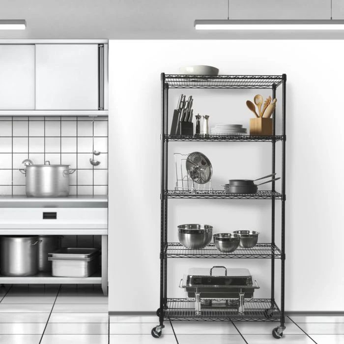 UltraDurable® 5-Tier NSF-Certified Steel Shelving - Image 10