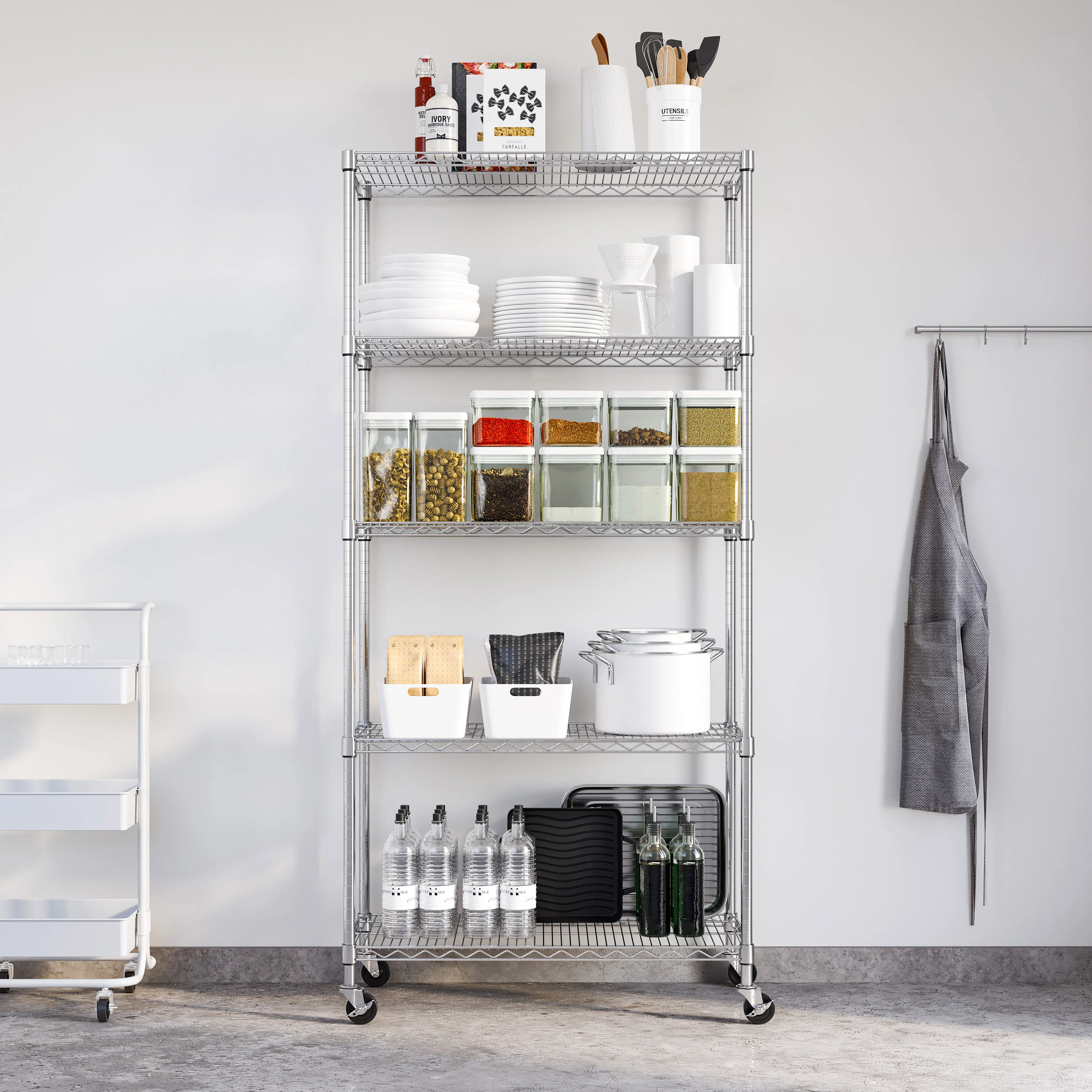 UltraDurable® 5-Tier NSF-Certified Steel Shelving - Image 19