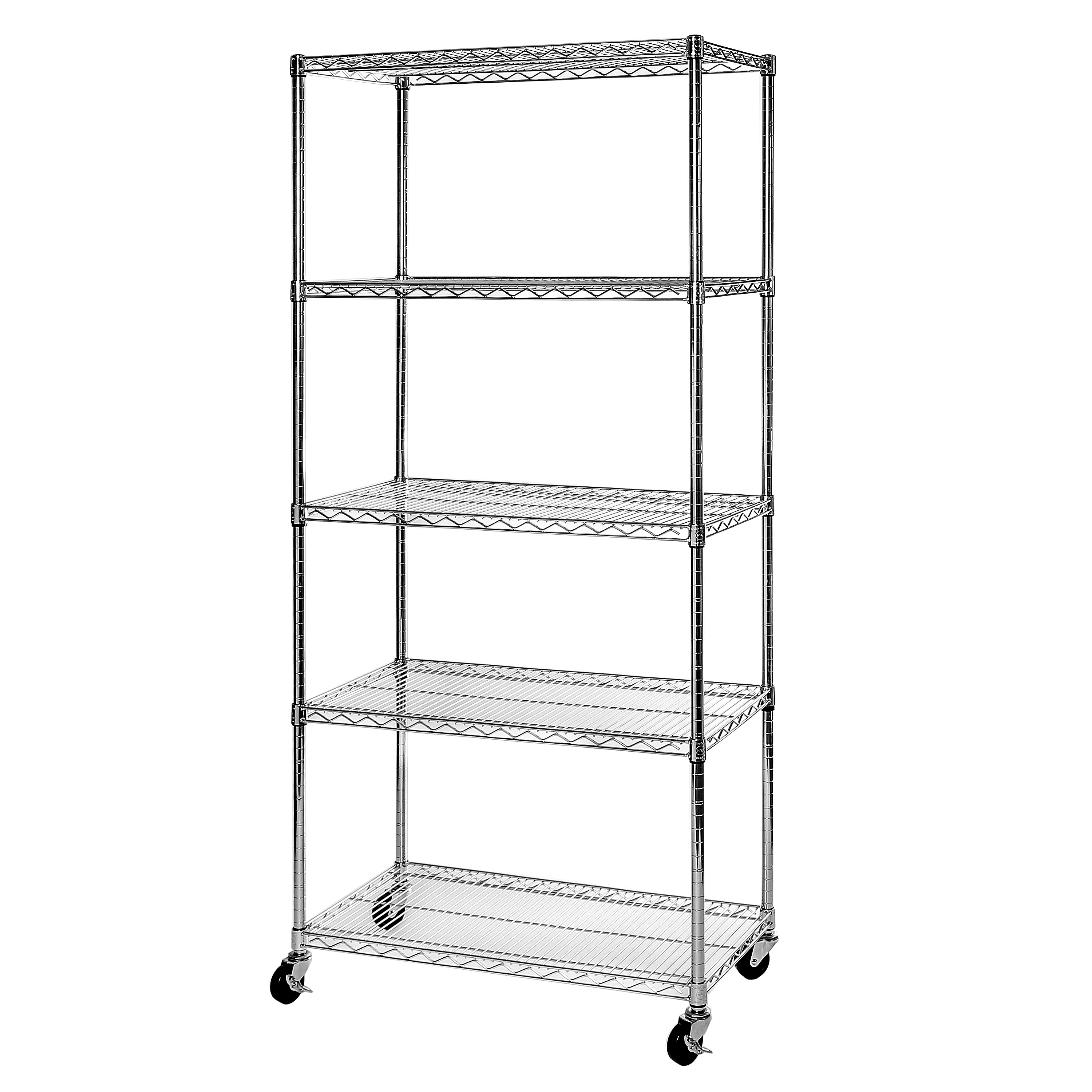 UltraDurable® 5-Tier NSF-Certified Steel Shelving - Image 4