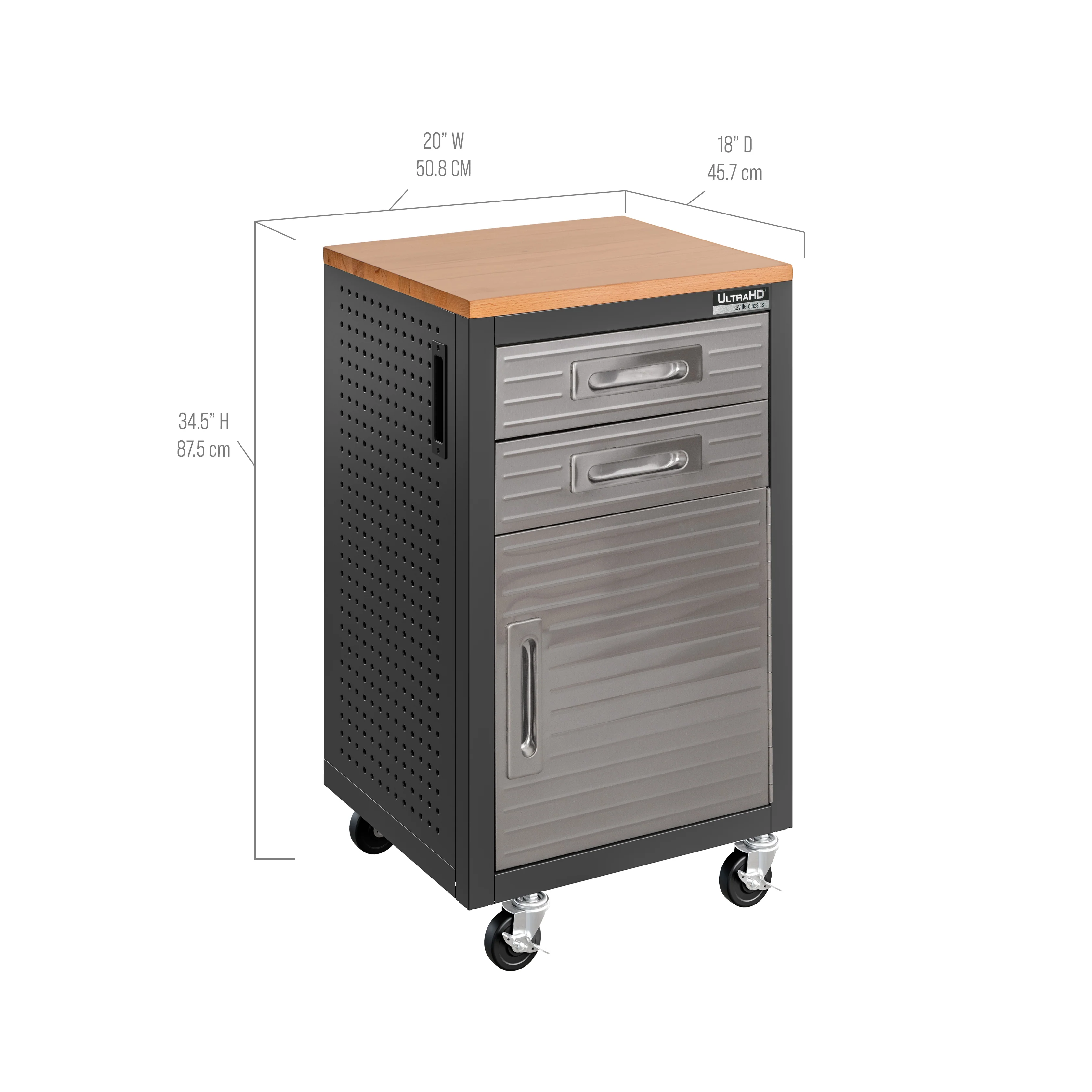 UltraHD® 2-Drawer Rolling Cabinet - Image 3
