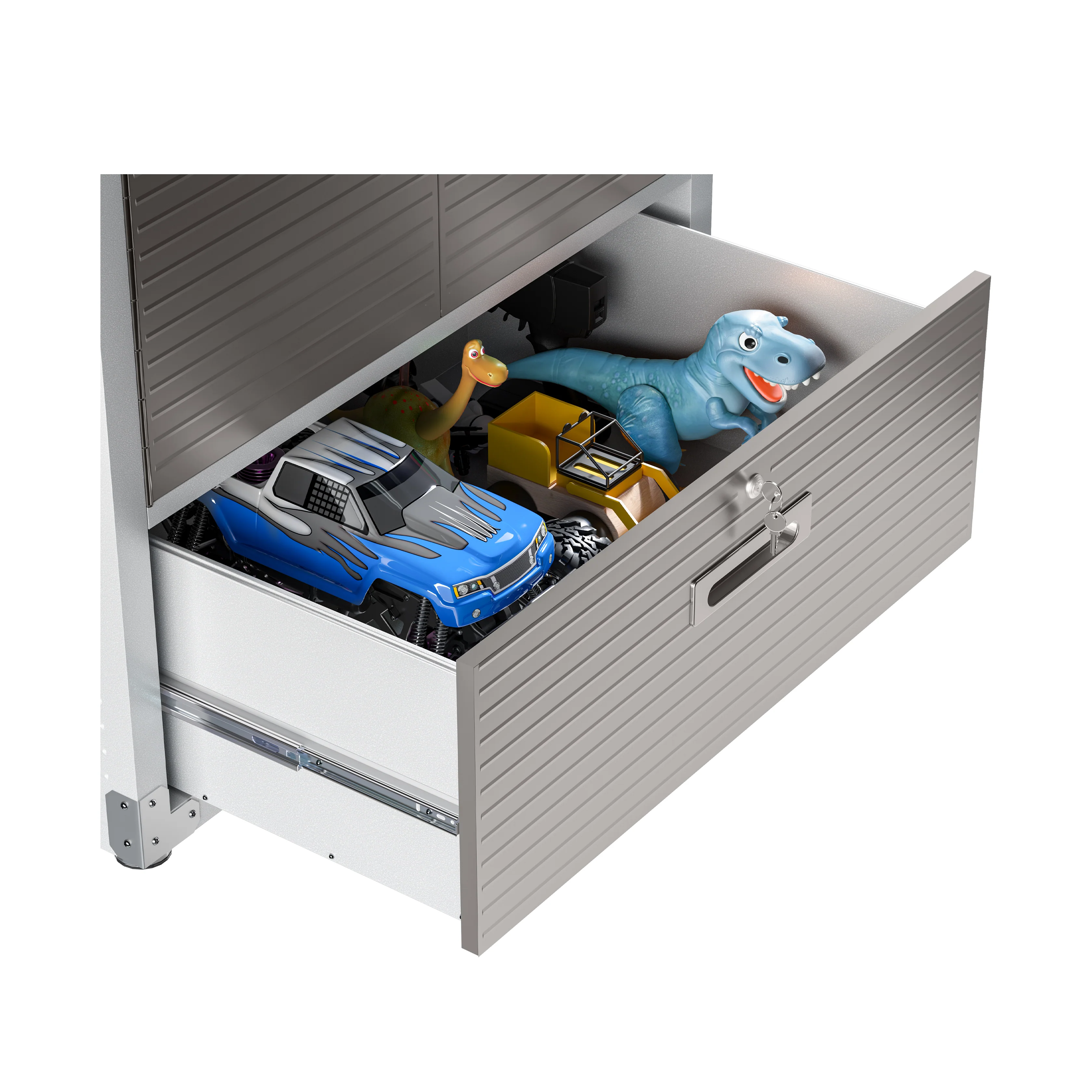 UltraHD® 2-Piece Storage Cabinet with Bottom Drawer Set - Image 8