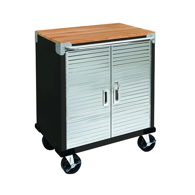 UltraHD® 4-Piece Storage Cabinet System with Lighted Workbench - Image 9
