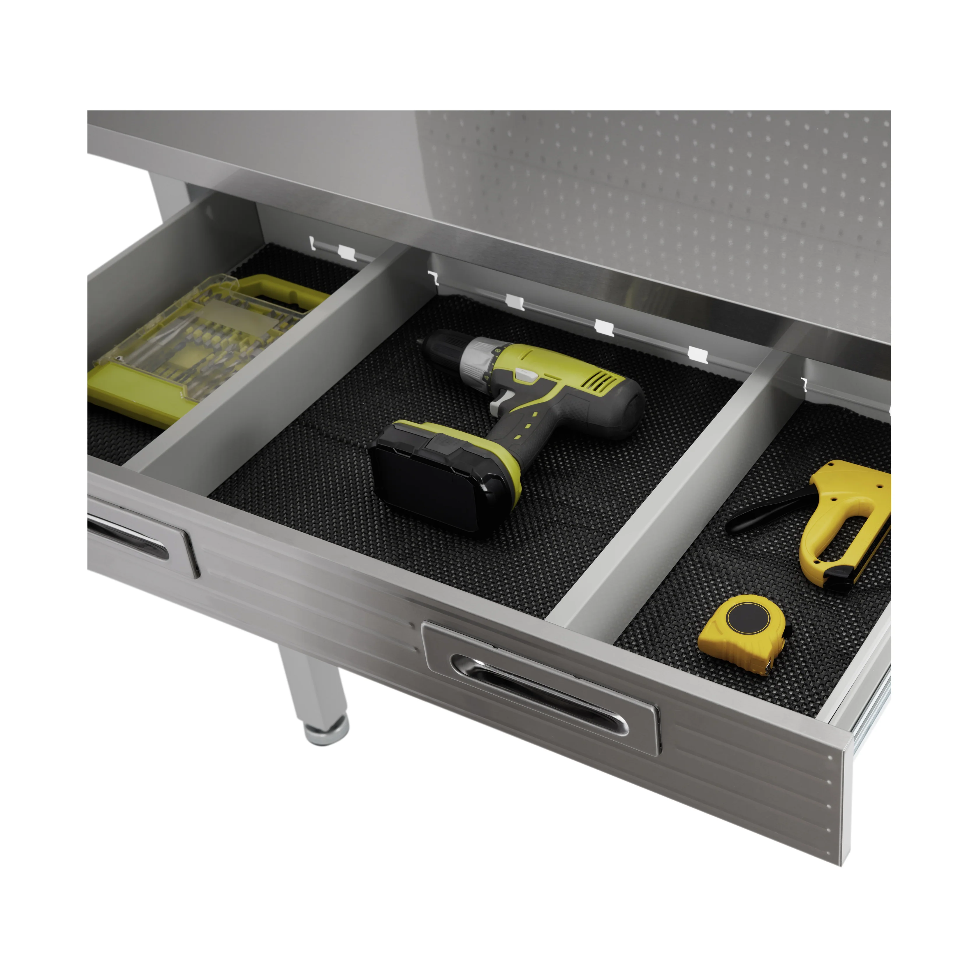 UltraHD® Lighted Workcenter w/ Stainless Steel Top and Pegboard - Image 15