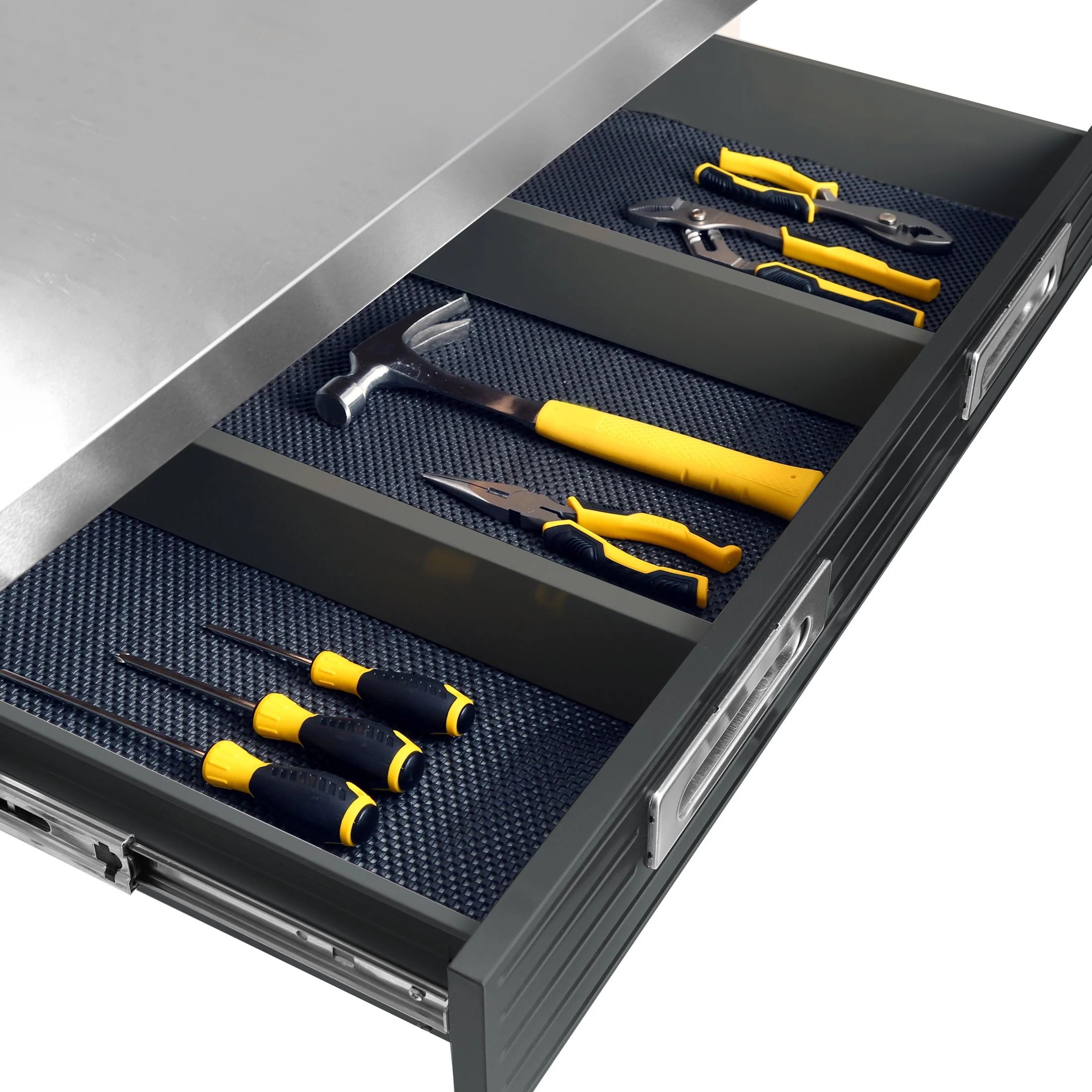 UltraHD® Lighted Workcenter w/ Stainless Steel Top and Pegboard - Image 9