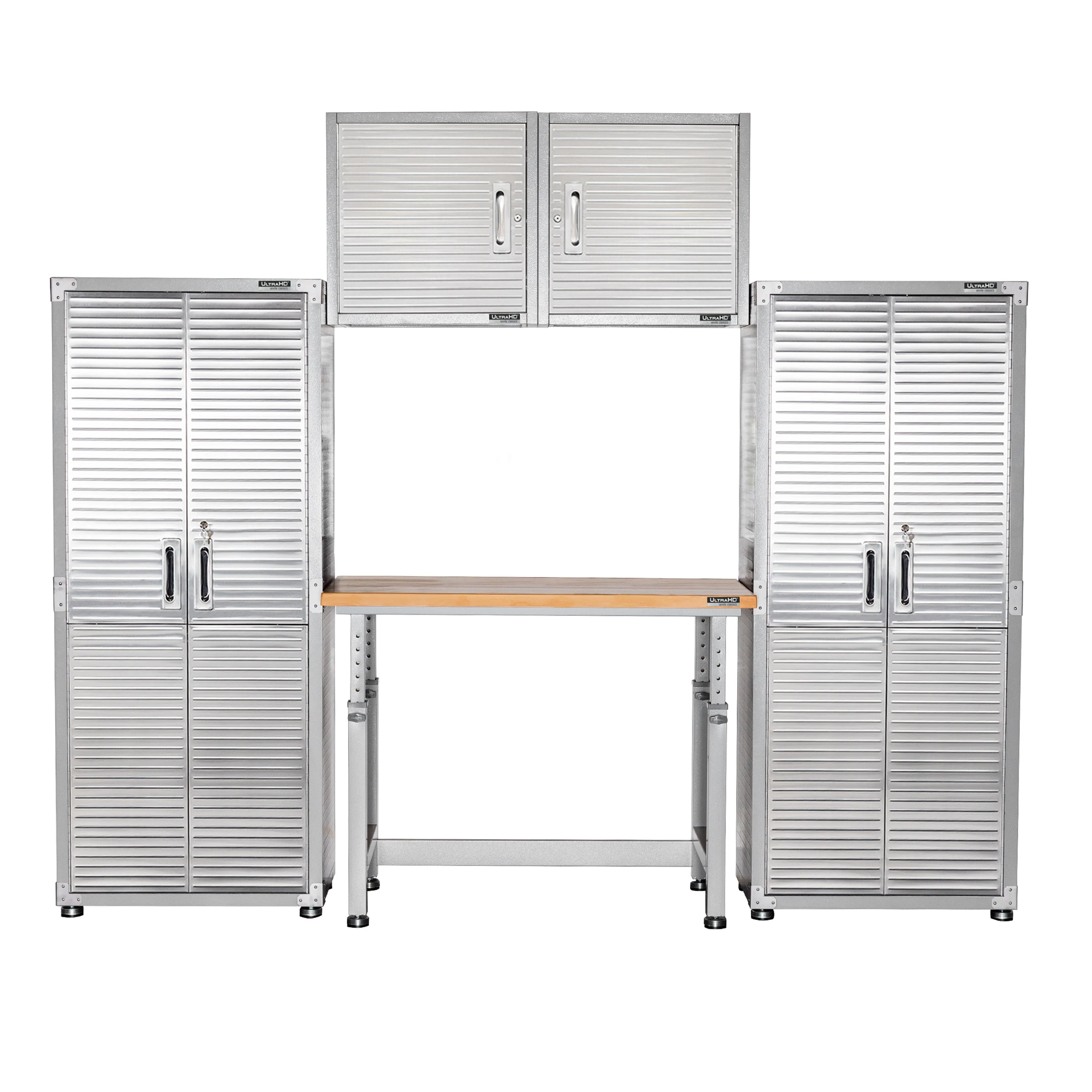 UltraHD® 5-Piece Storage Cabinet System with Workbench - Image 9