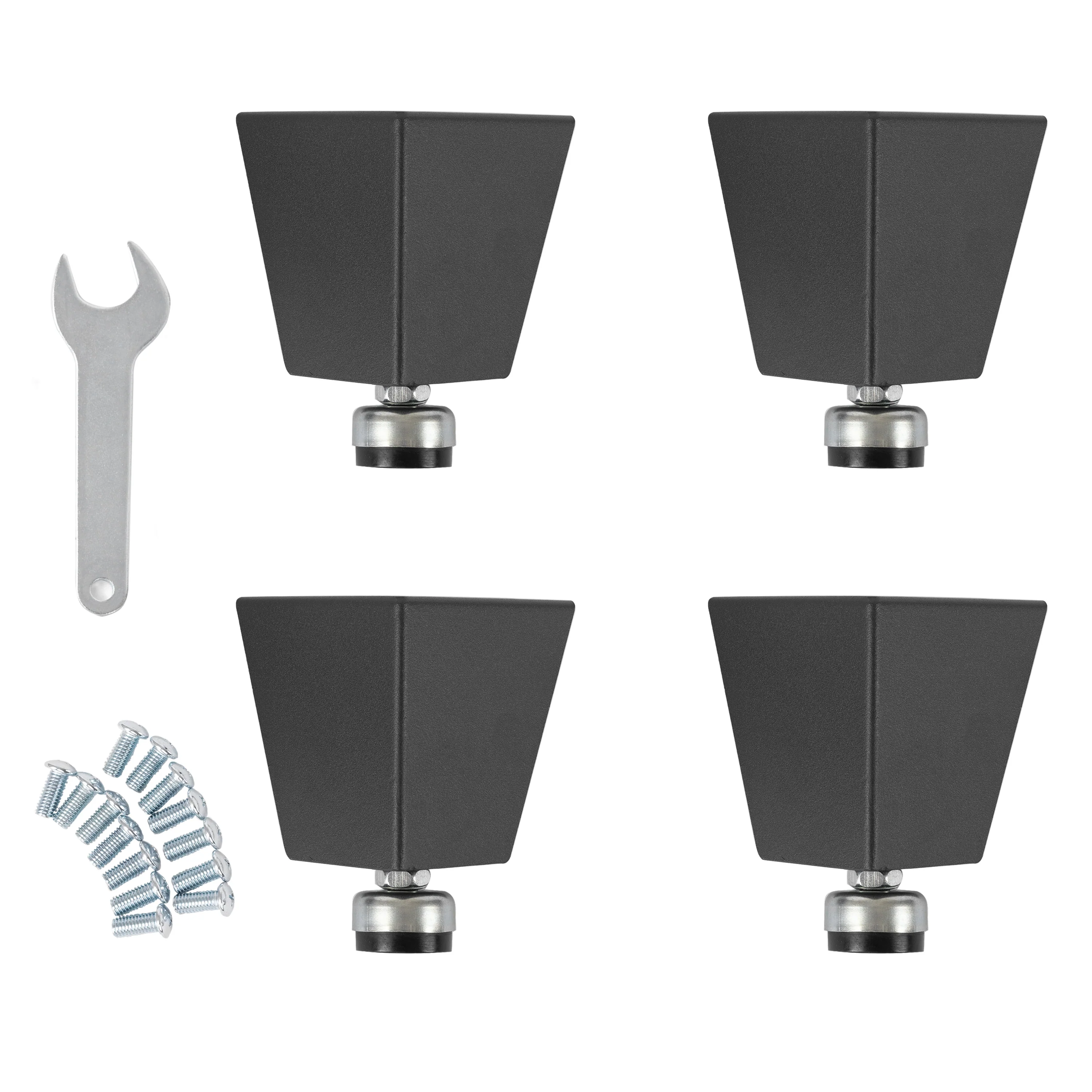 UltraHD® 6" H Steel Leveling Feet with Rubber Base - Image 6