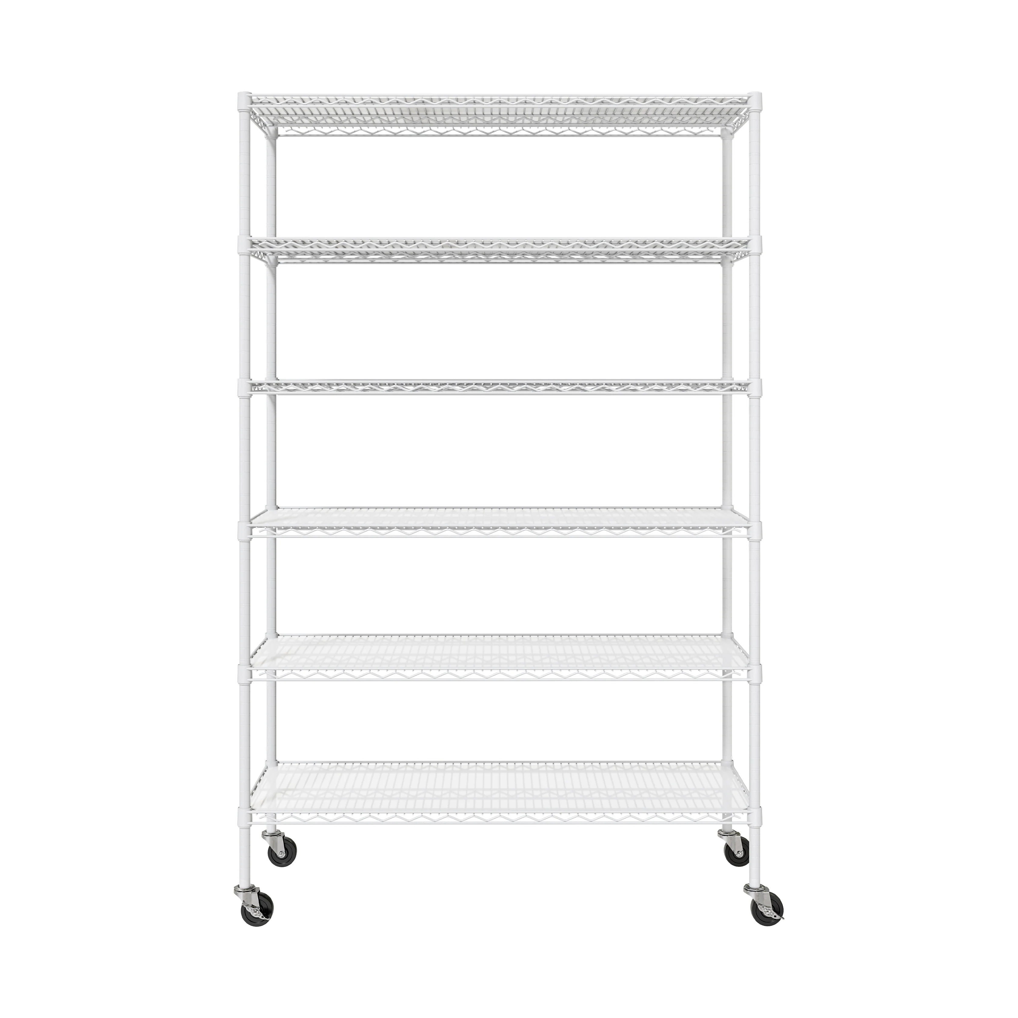 UltraDurable® 6-Tier NSF-Certified Steel Shelving with Shelf Liners - Image 42