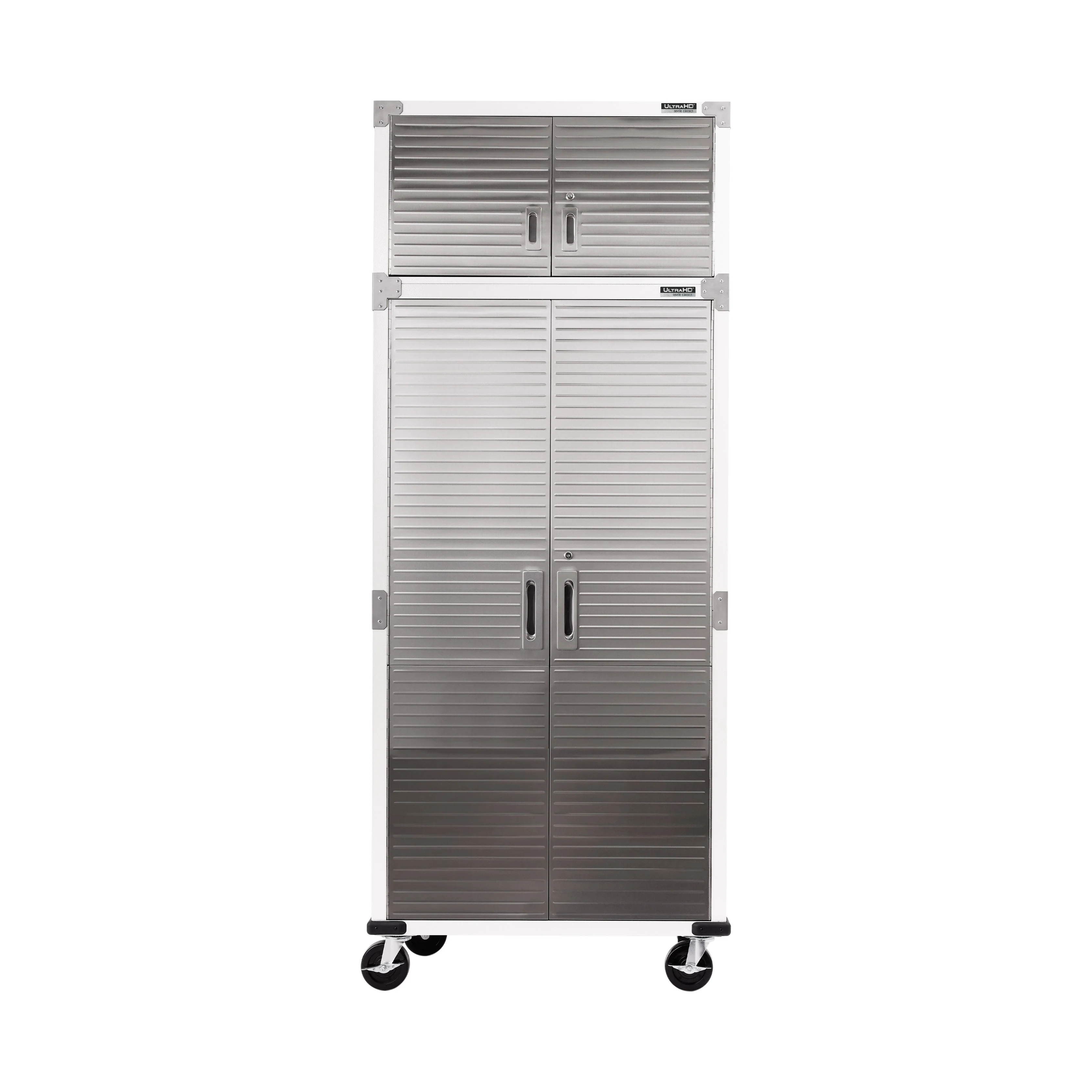UltraHD® 8-Piece Rolling Storage Cabinet System, White - Image 11
