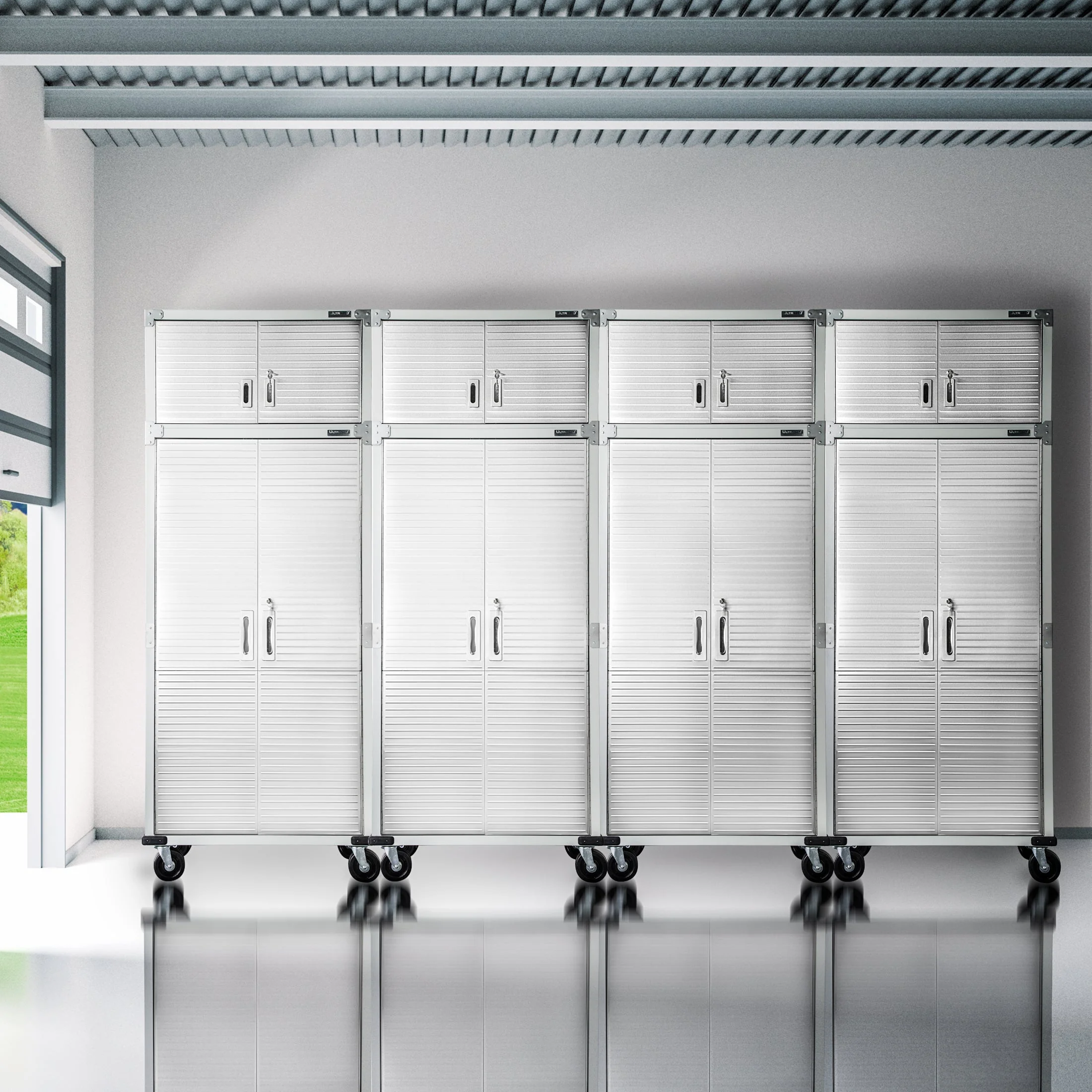 UltraHD® 8-Piece Rolling Storage Cabinet System