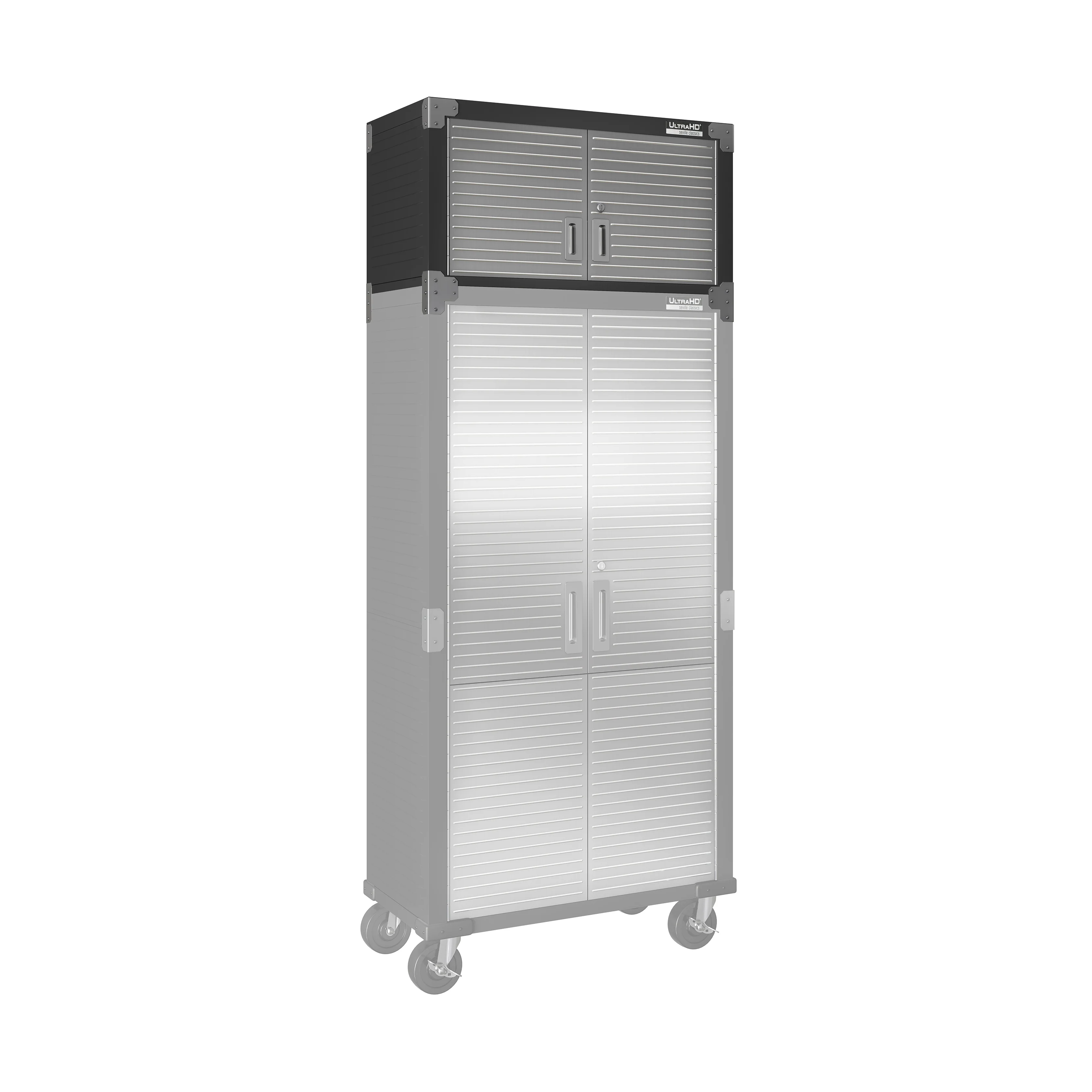 UltraHD® 2-Piece Rolling Storage Cabinet Set, Graphite - Image 6