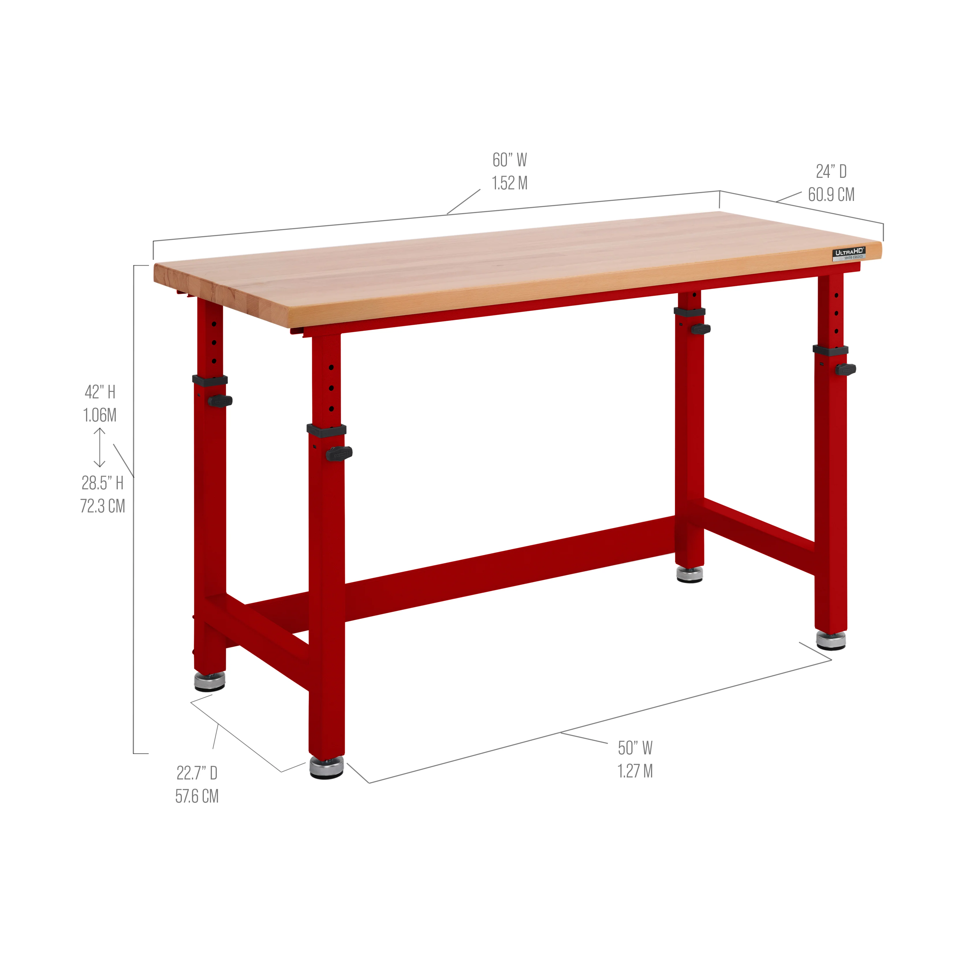 UltraHD® Height Adjustable Workbench - Image 44