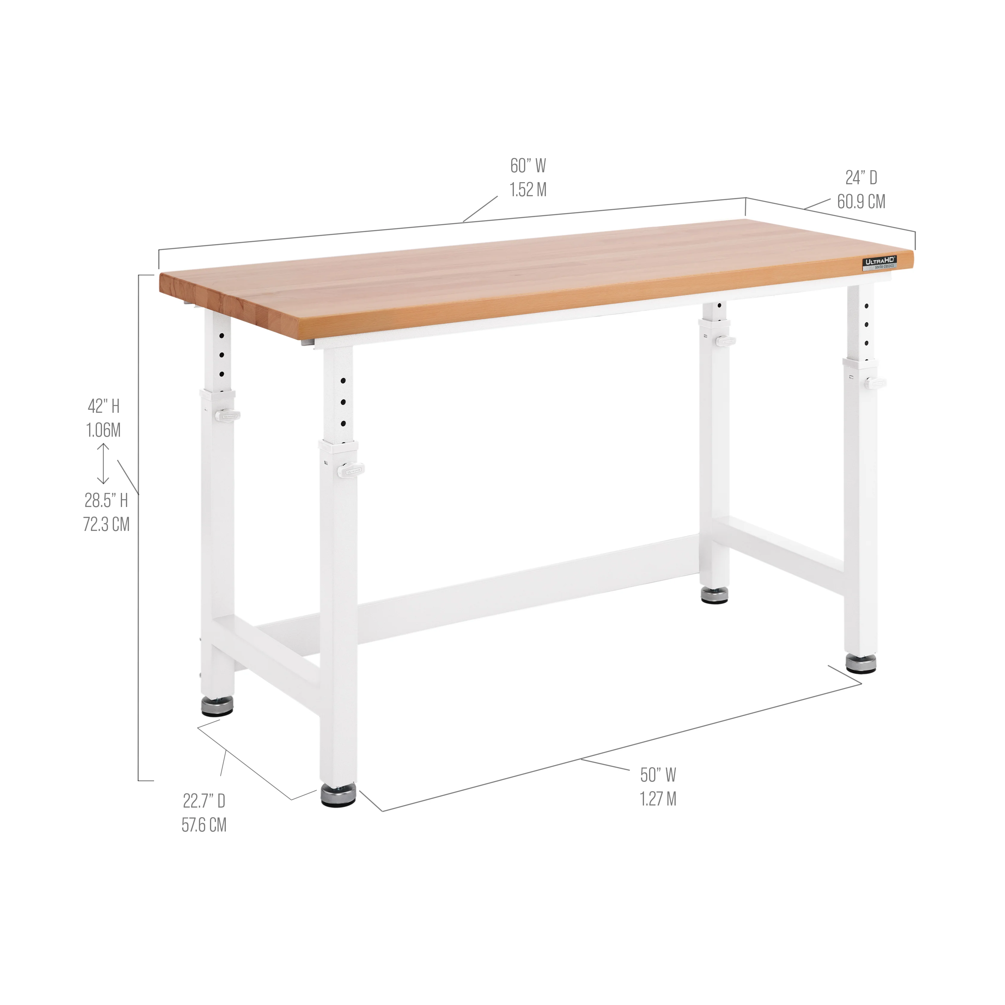 UltraHD® Height Adjustable Workbench - Image 45