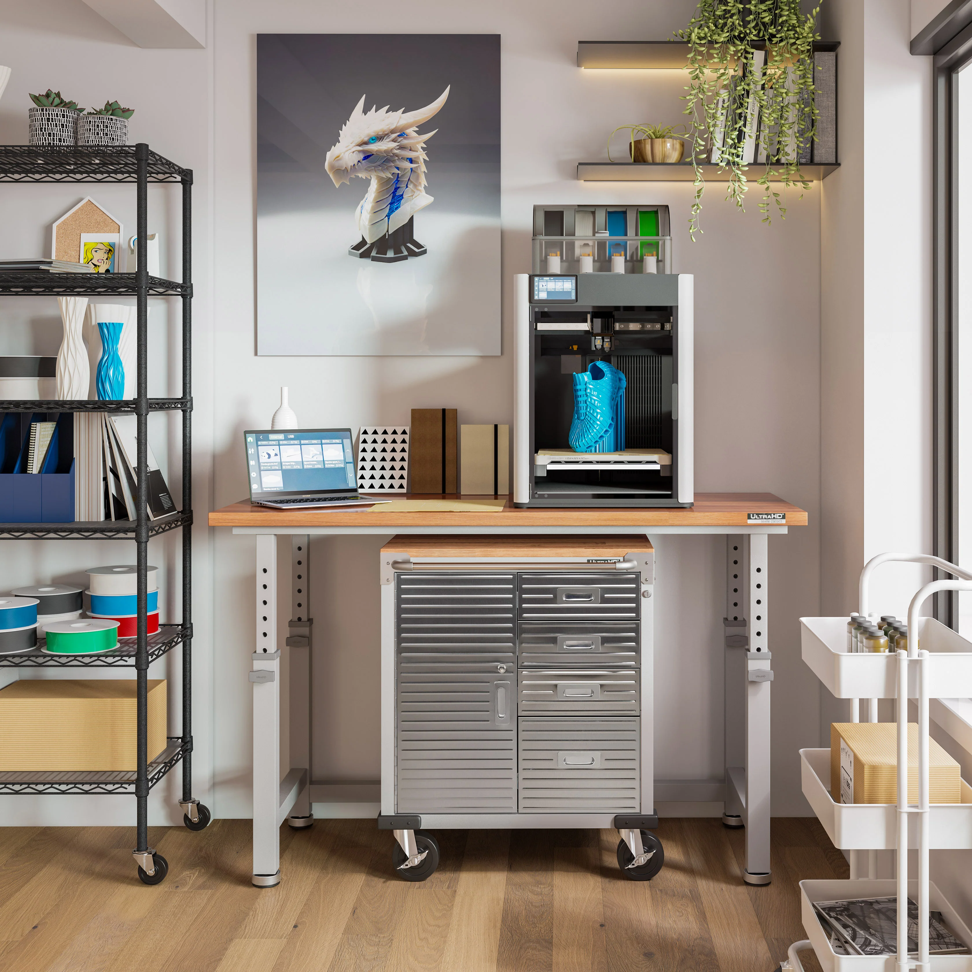UltraHD® Height Adjustable Workbench - Image 56
