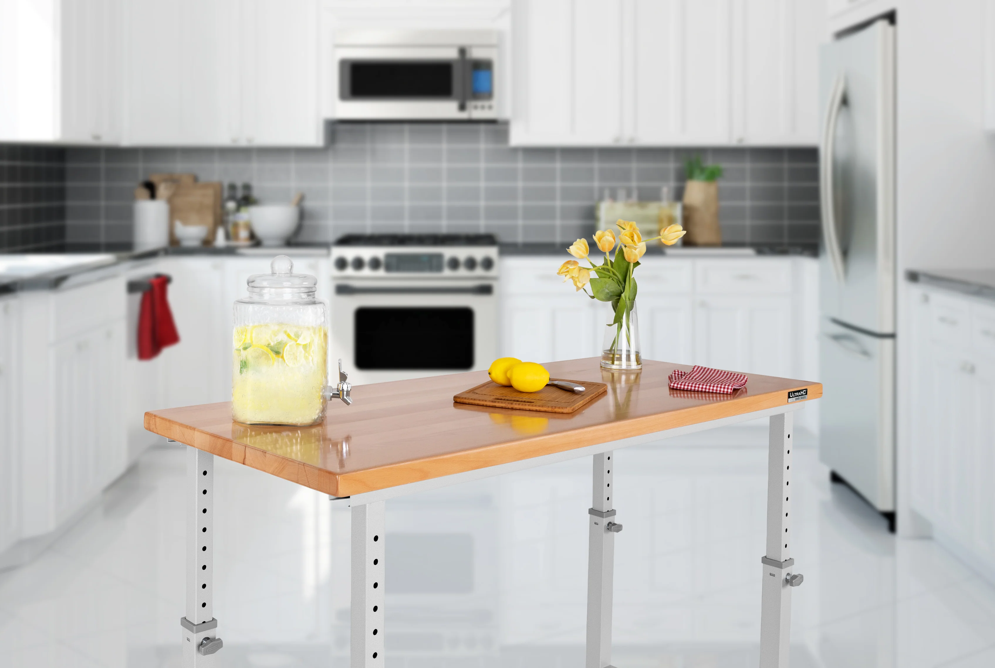 UltraHD® Height Adjustable Workbench, Granite - Image 7