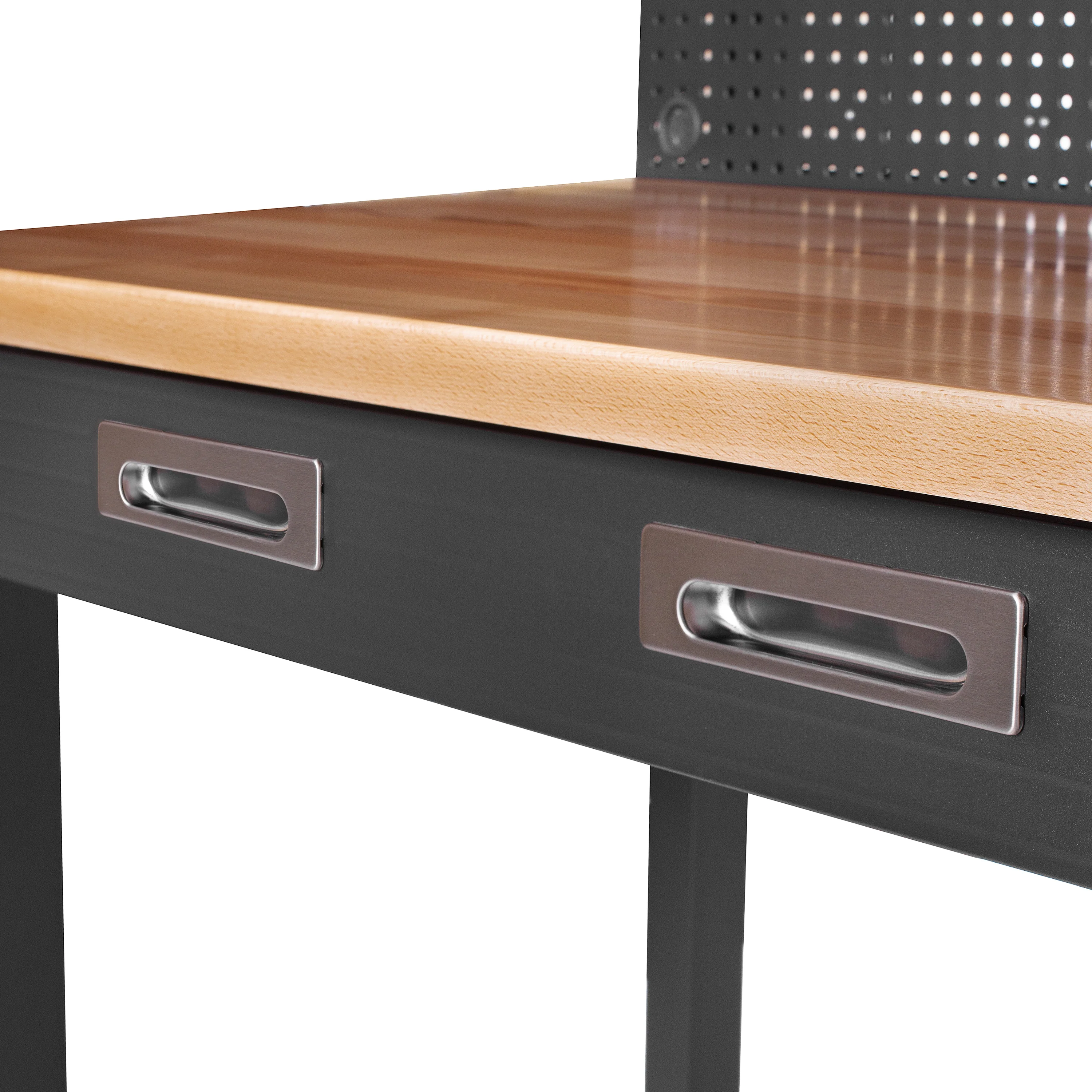UltraHD® Lighted Workcenter w/ Wood Top and Pegboard - Image 11