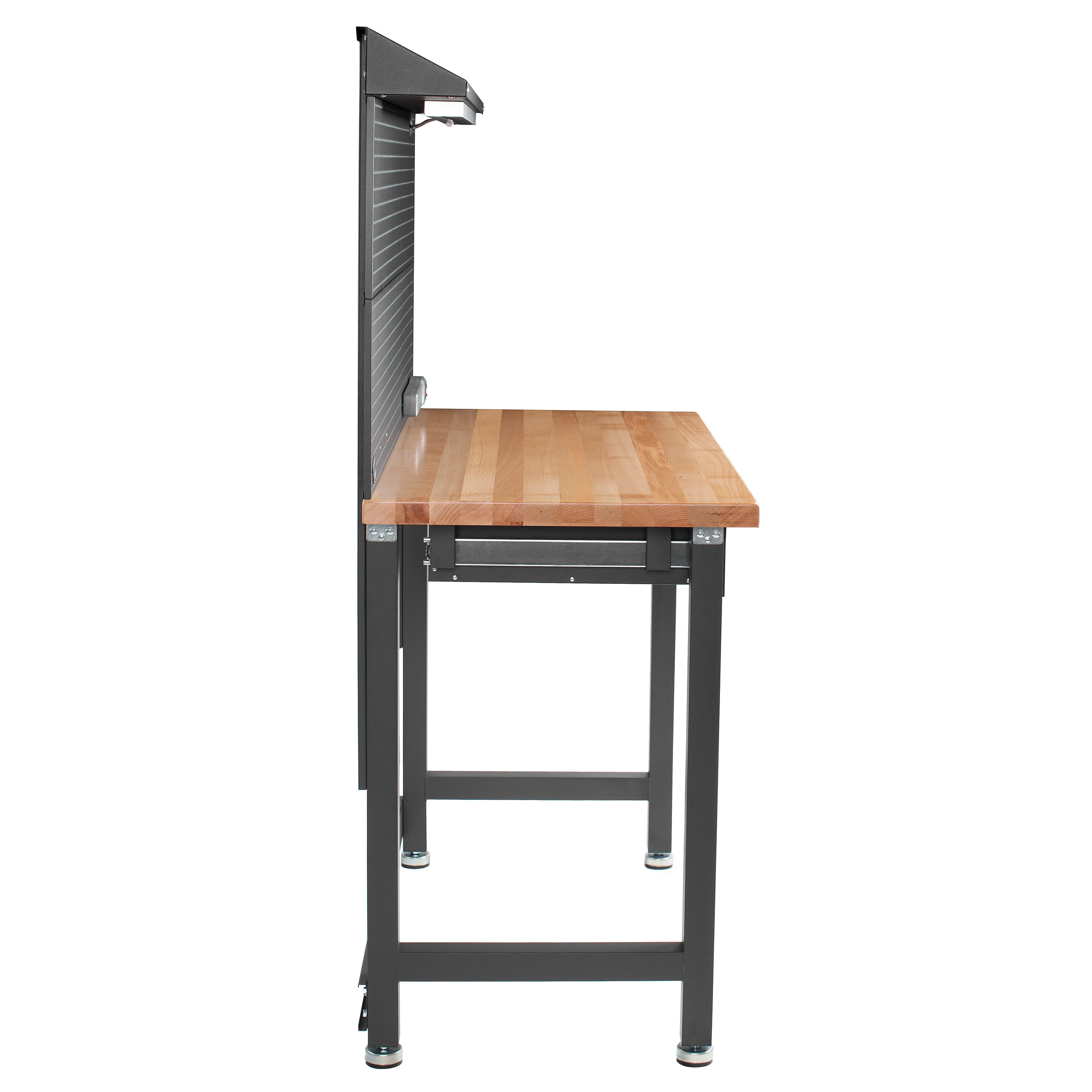 UltraHD® Lighted Workcenter w/ Wood Top and Pegboard - Image 13