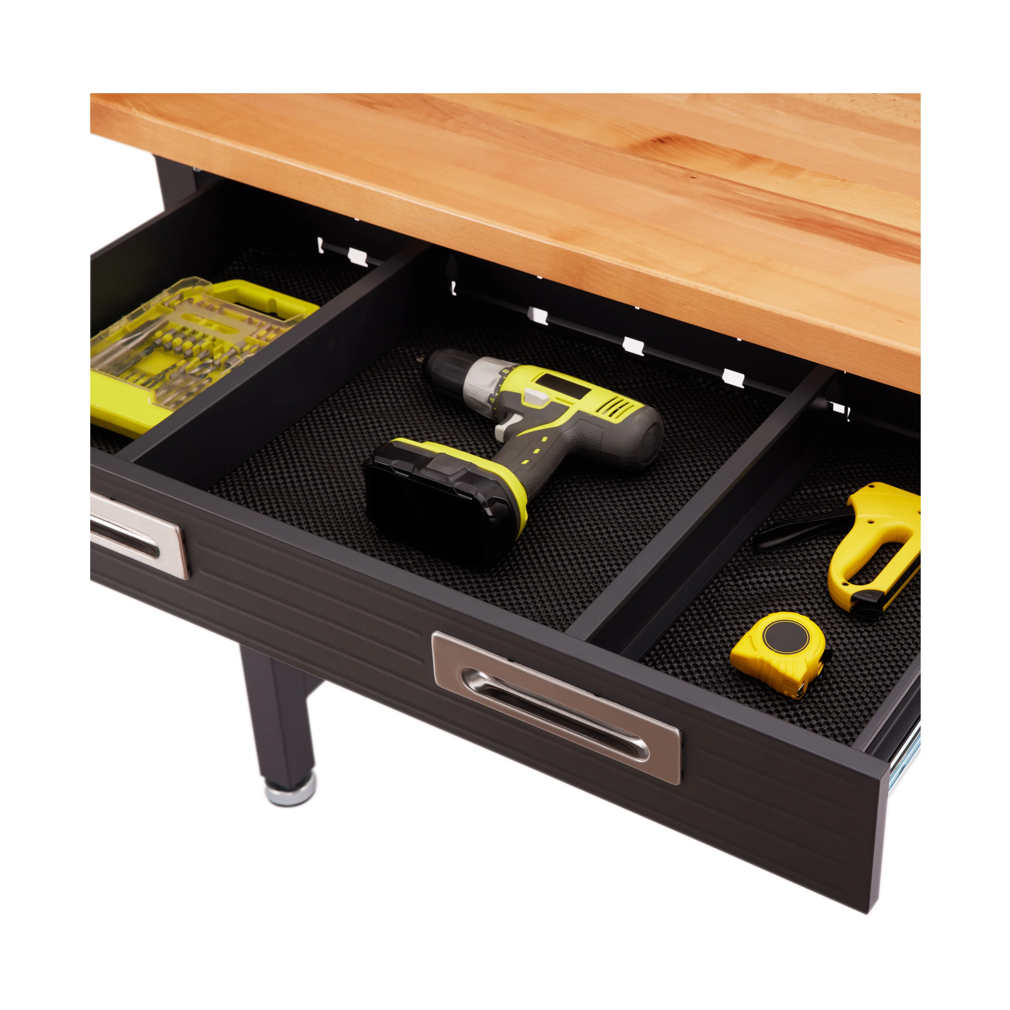 UltraHD® Lighted Workcenter w/ Wood Top and Pegboard - Image 30