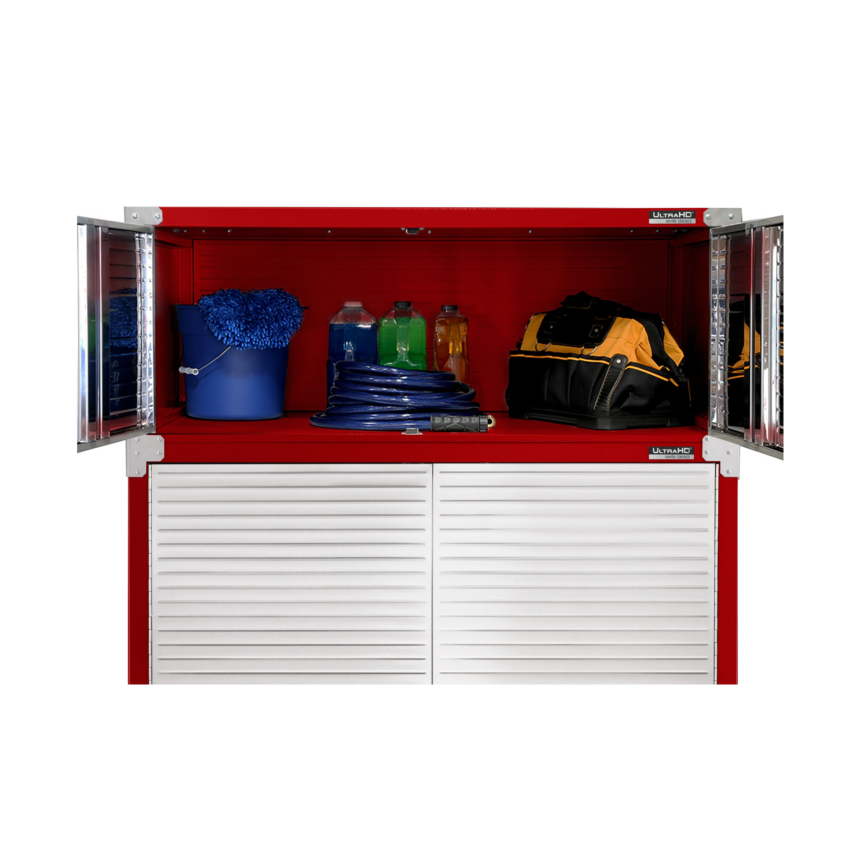 UltraHD® Stacking Top Cabinet, Red - Image 6