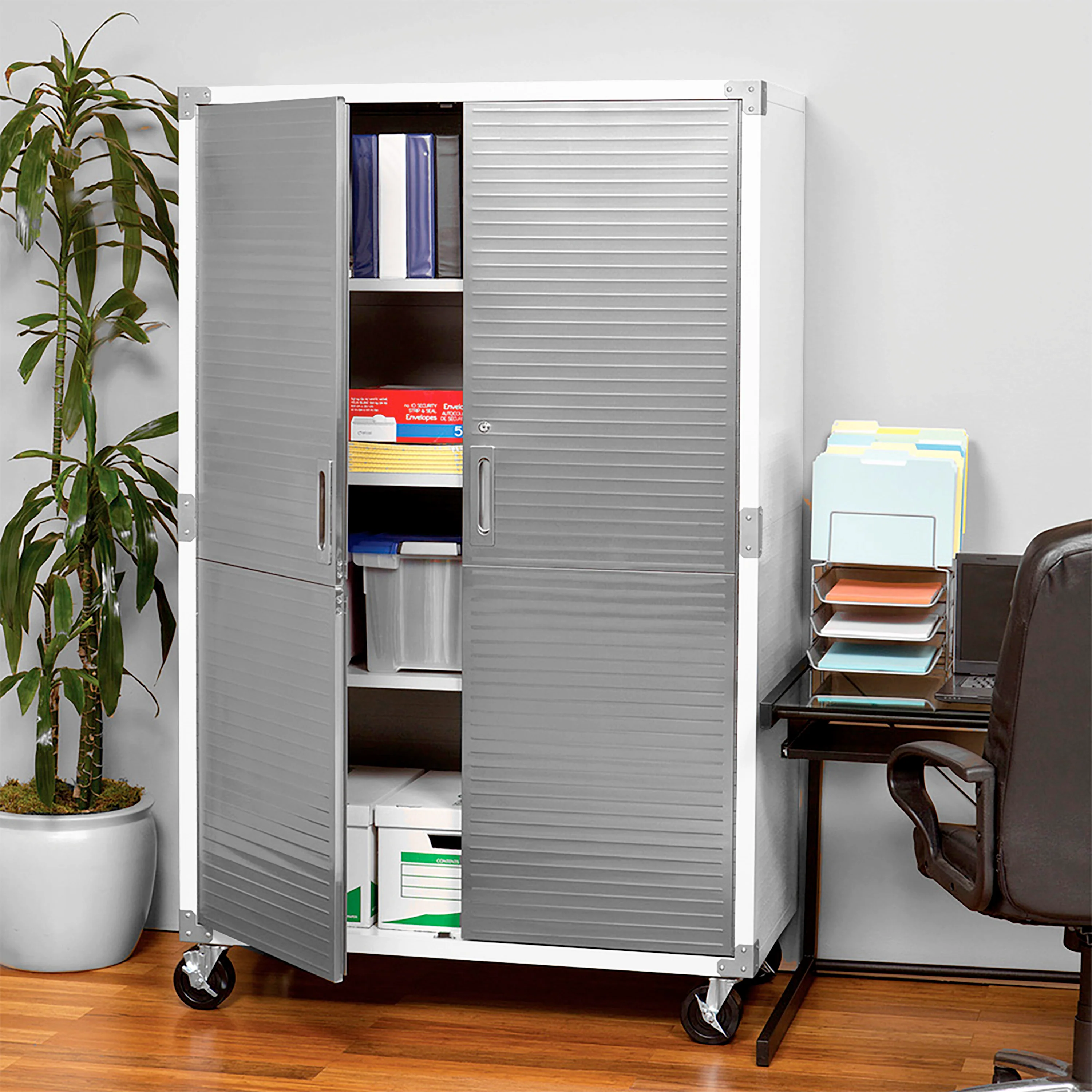 UltraHD® Storage Cabinet, White - Image 4