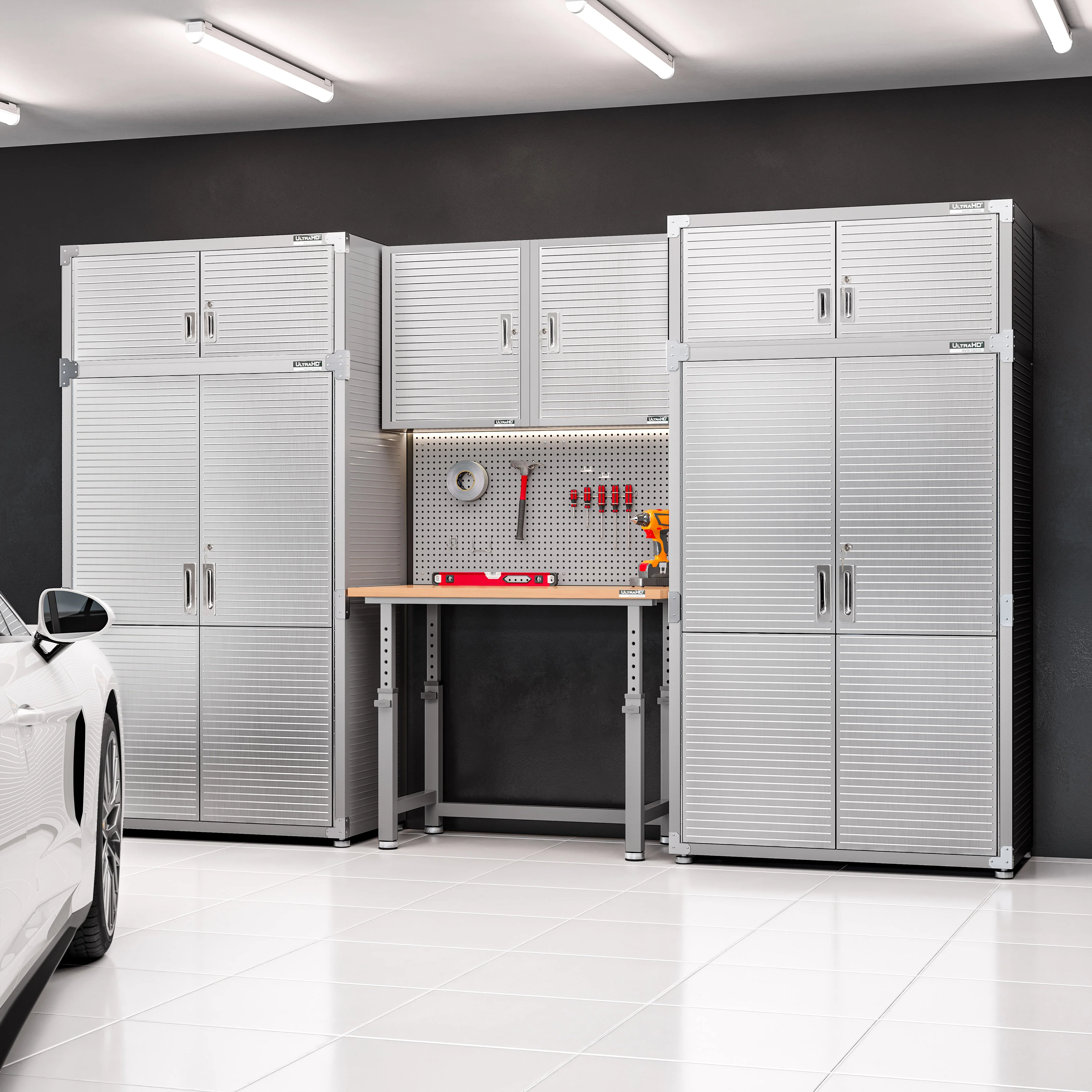 UltraHD® Single Door Wall Cabinet, Granite - Image 5