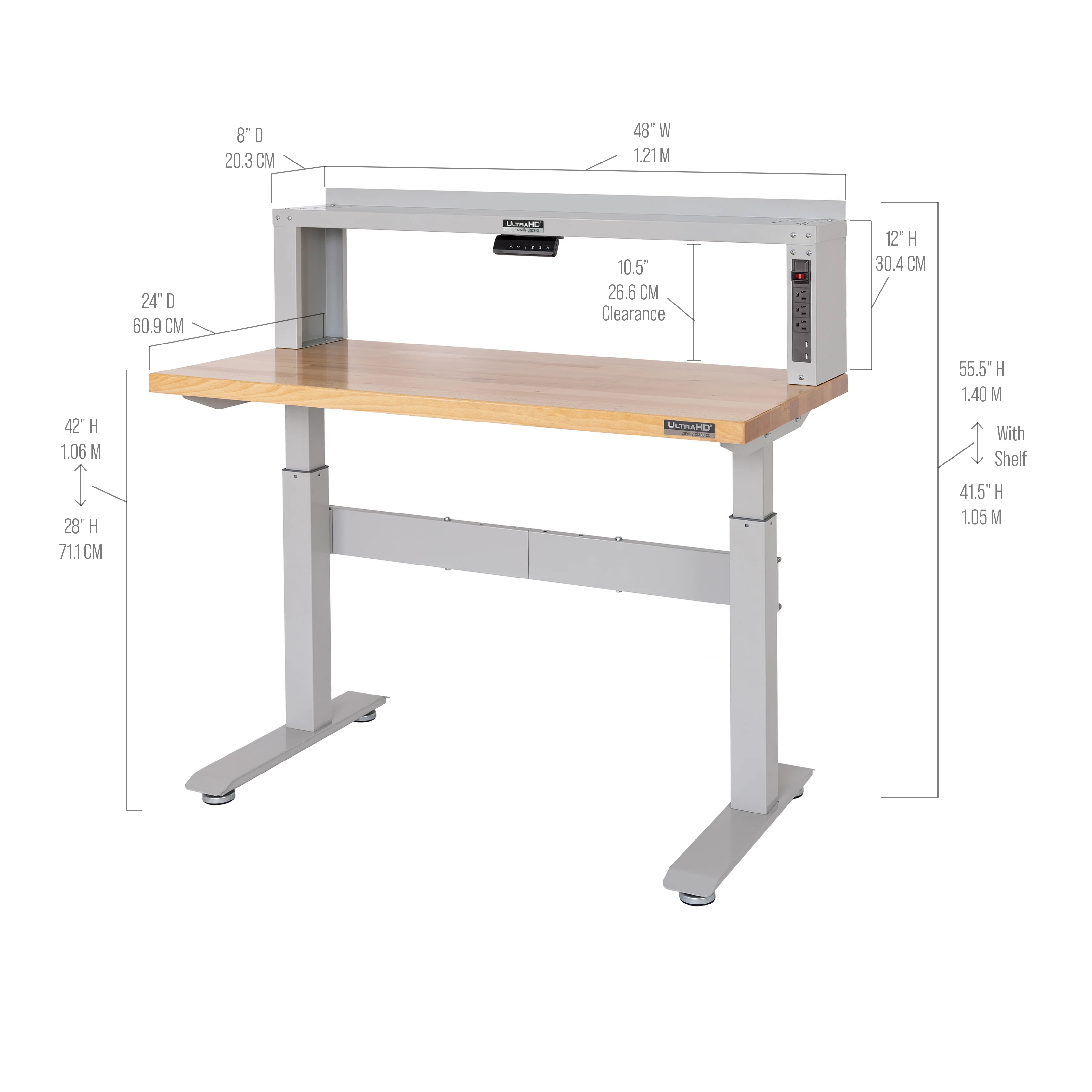 UltraHD® Electric Height Adjustable Workbench - Image 3