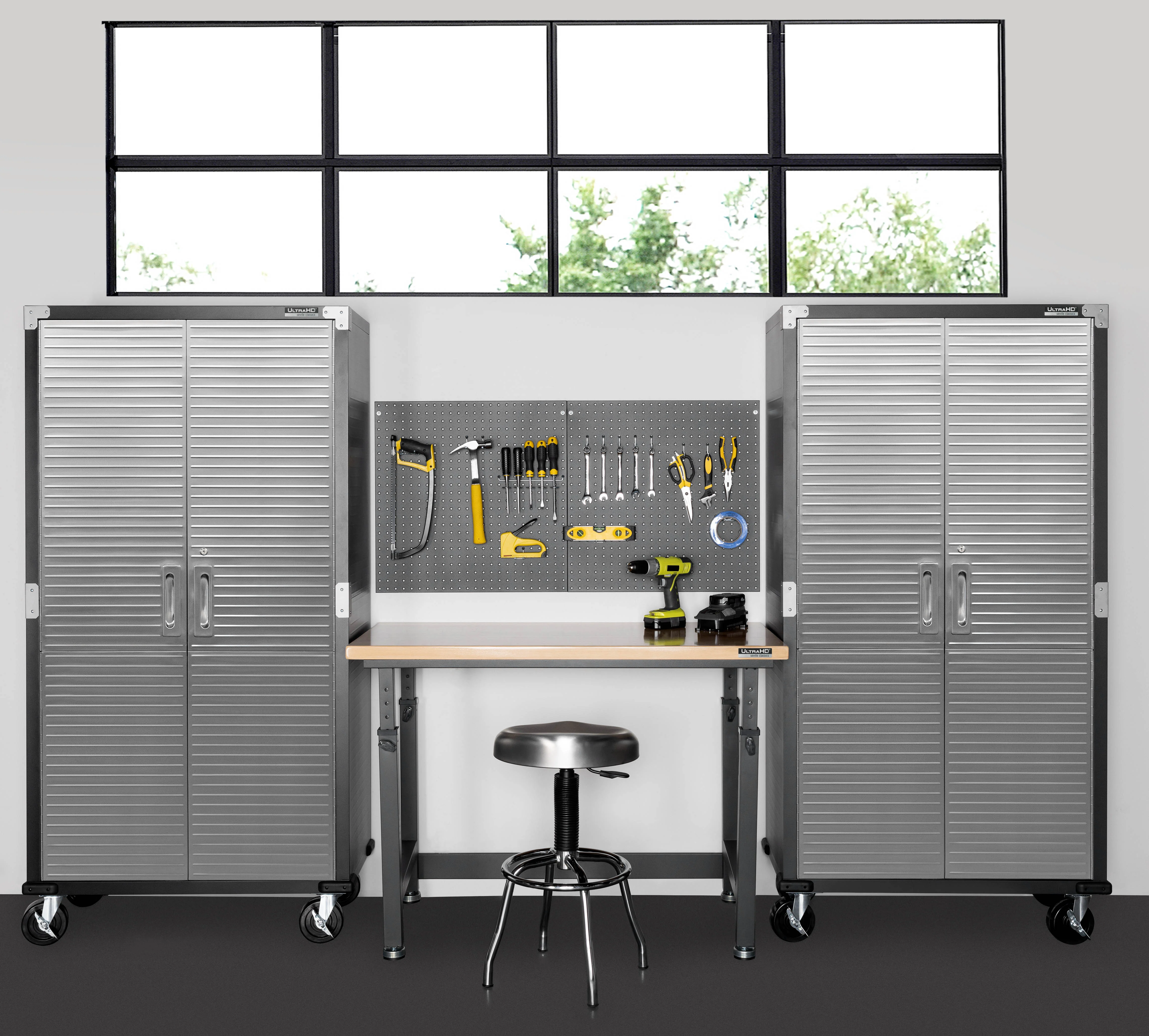 UltraHD® 2-Piece Pegboard Set w/ 23 Piece Hook Assortment - Image 7