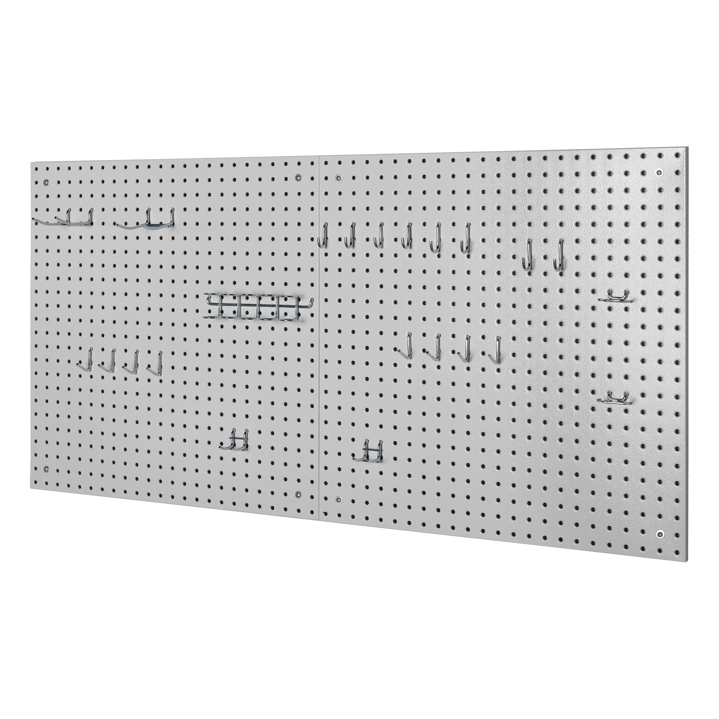 UltraHD® 2-Piece Pegboard Set w/ 23 Piece Hook Assortment, Granite - Image 7