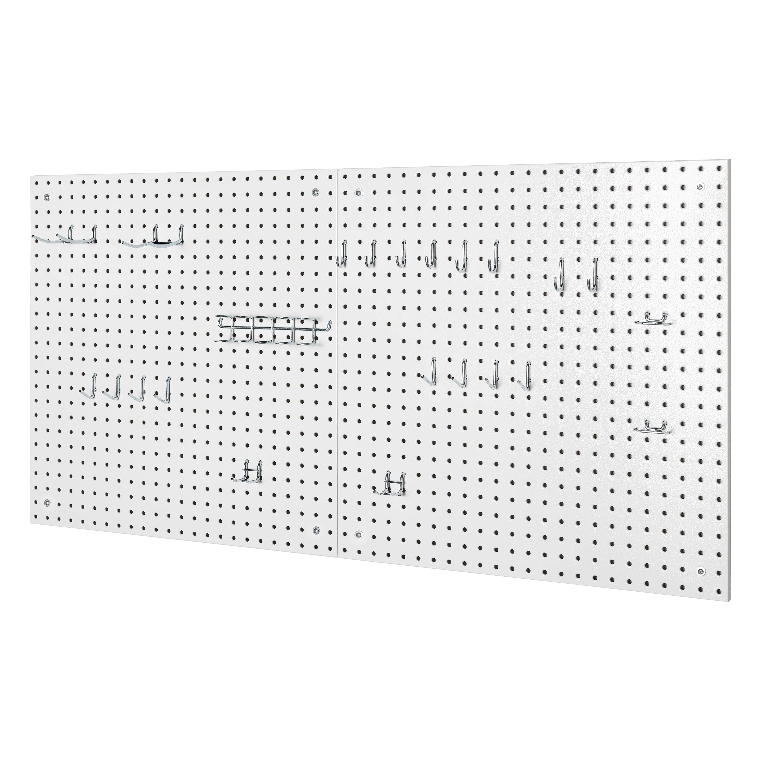 UltraHD® 2-Piece Pegboard Set w/ 23 Piece Hook Assortment, White - Image 7