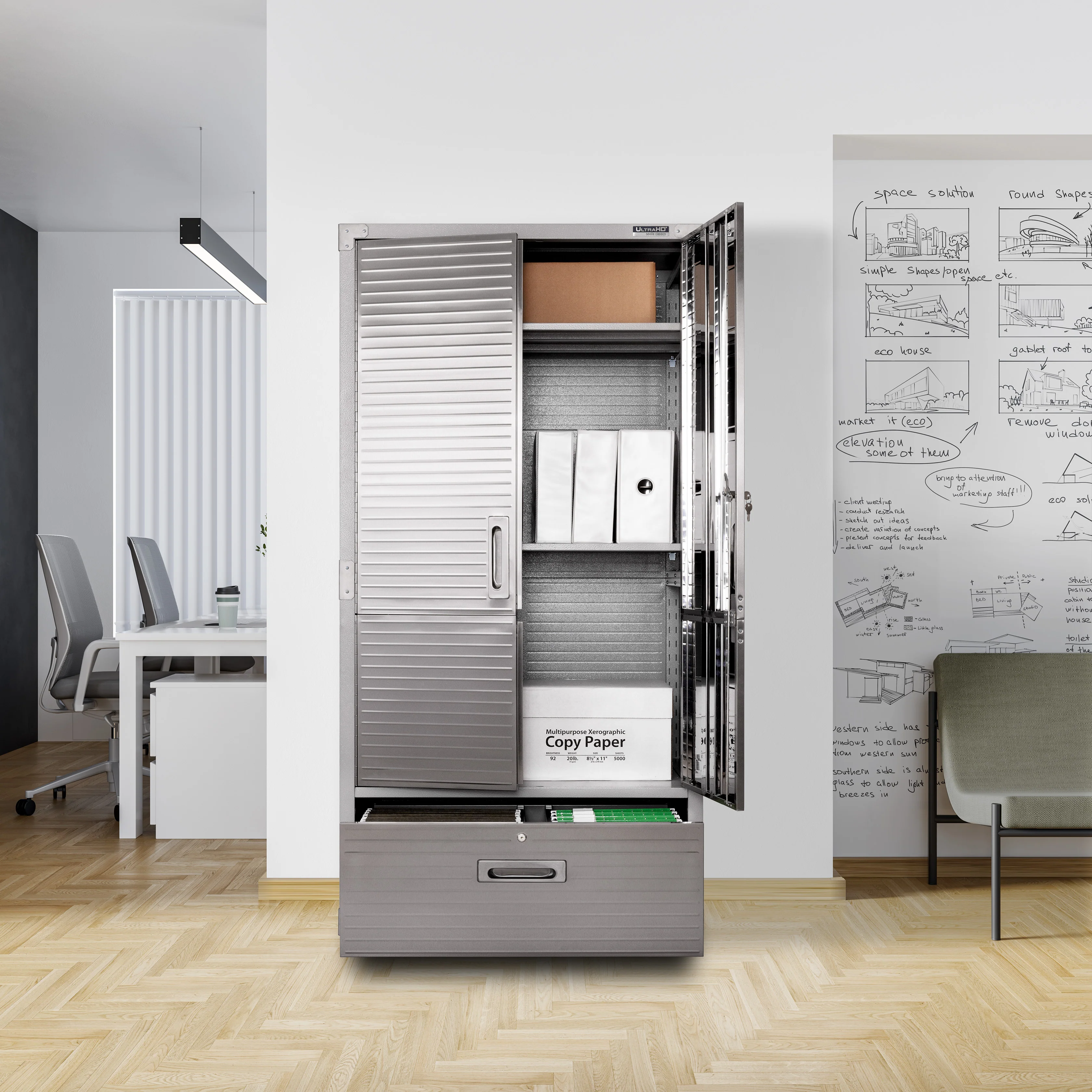 UltraHD® Storage Cabinet with Bottom Drawer - Image 5